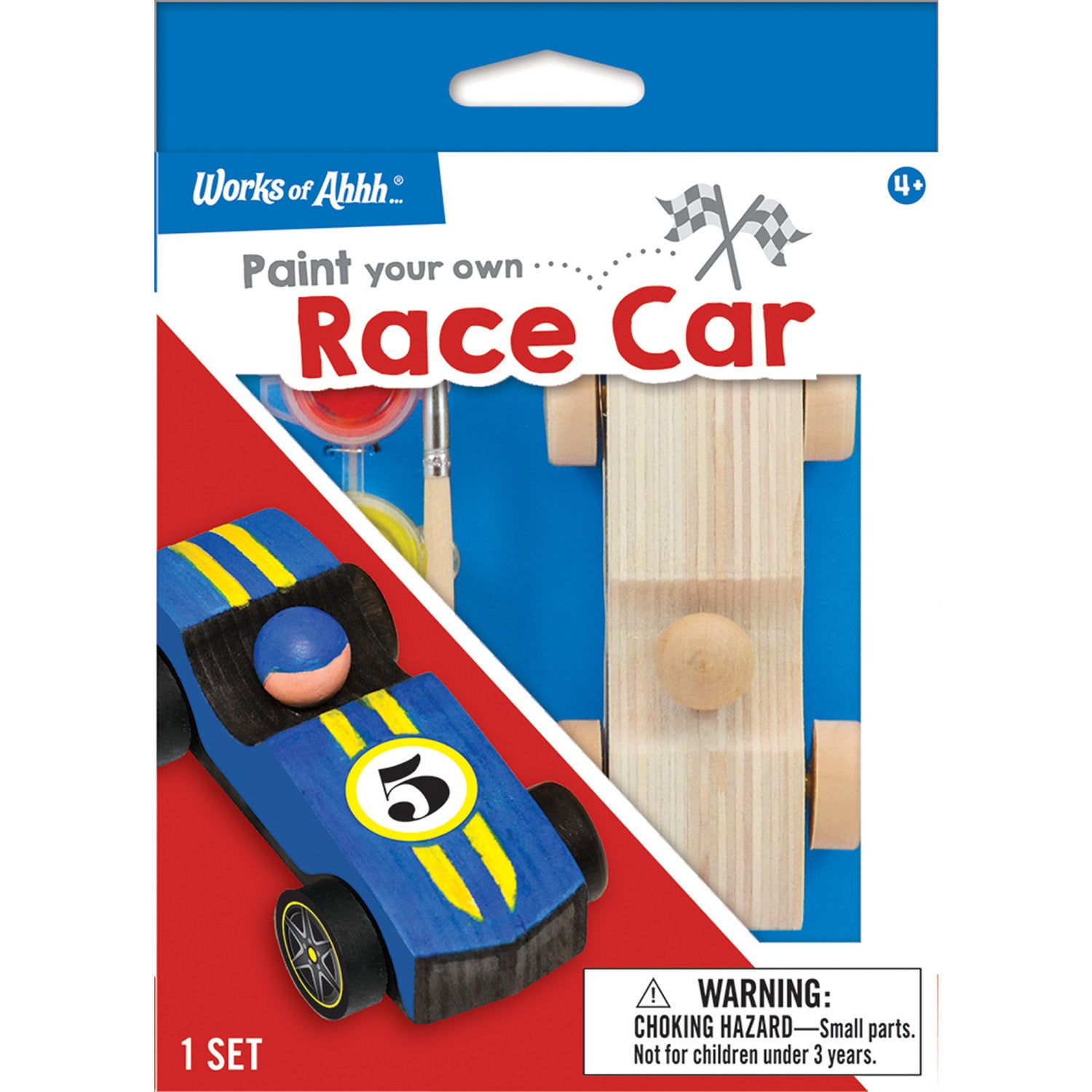 Race Car Wood Craft & Paint Kit