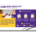 LSU Tigers - Baby Rattles 2-Pack