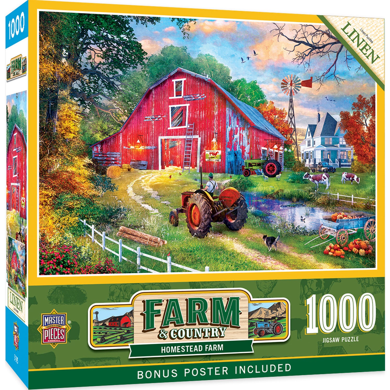 Farm & Country - Homestead Farm 1000 Piece Jigsaw Puzzle