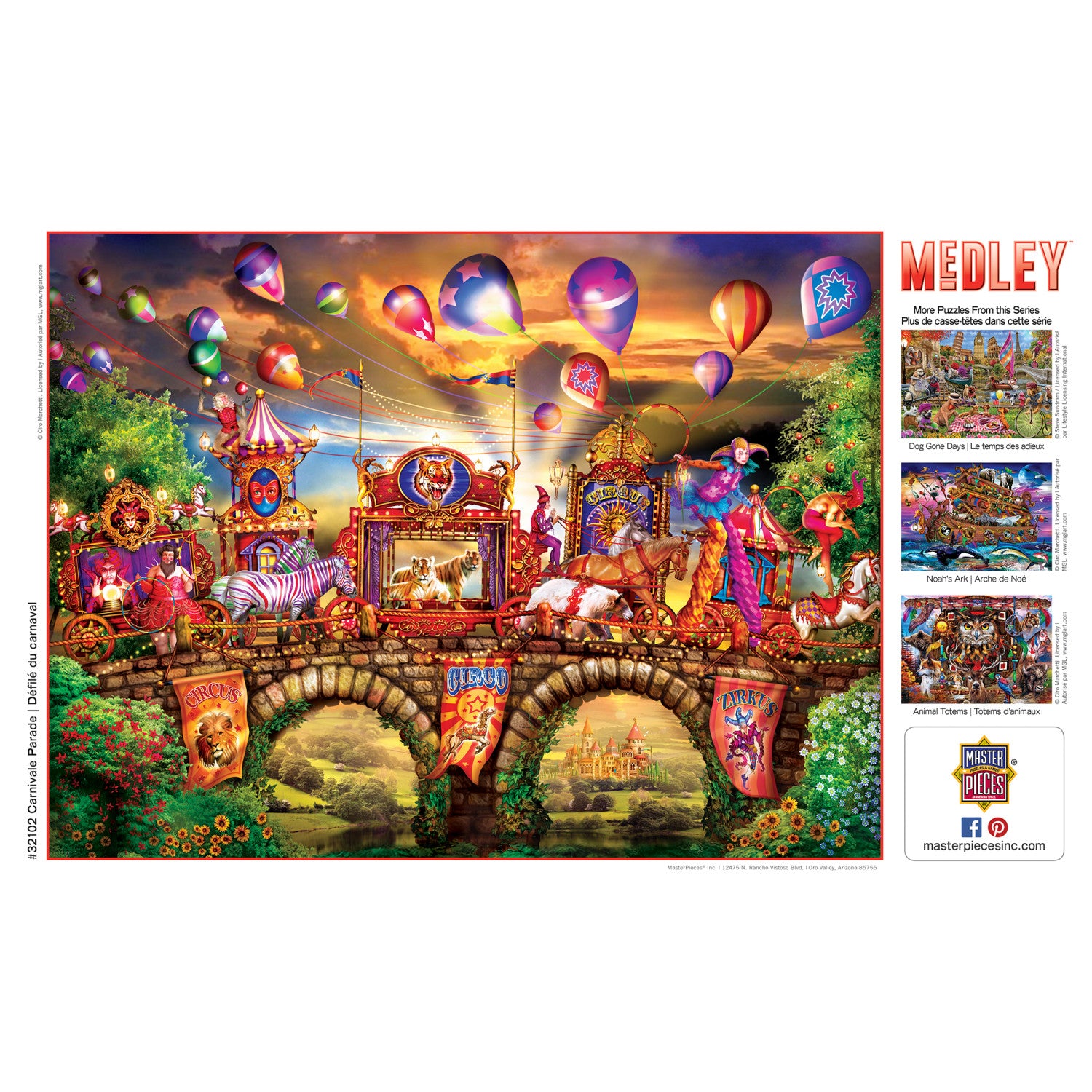 Medley - Carnivale Parade 300 Piece EZ Grip Jigsaw Puzzle