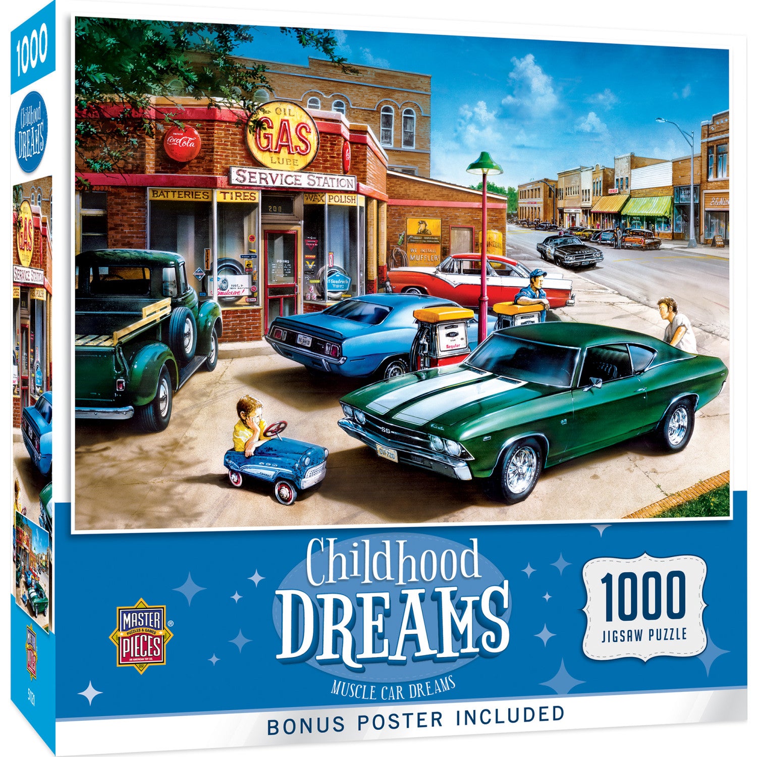 Childhood Dreams - Muscle Car Dreams 1000 Piece Jigsaw Puzzle