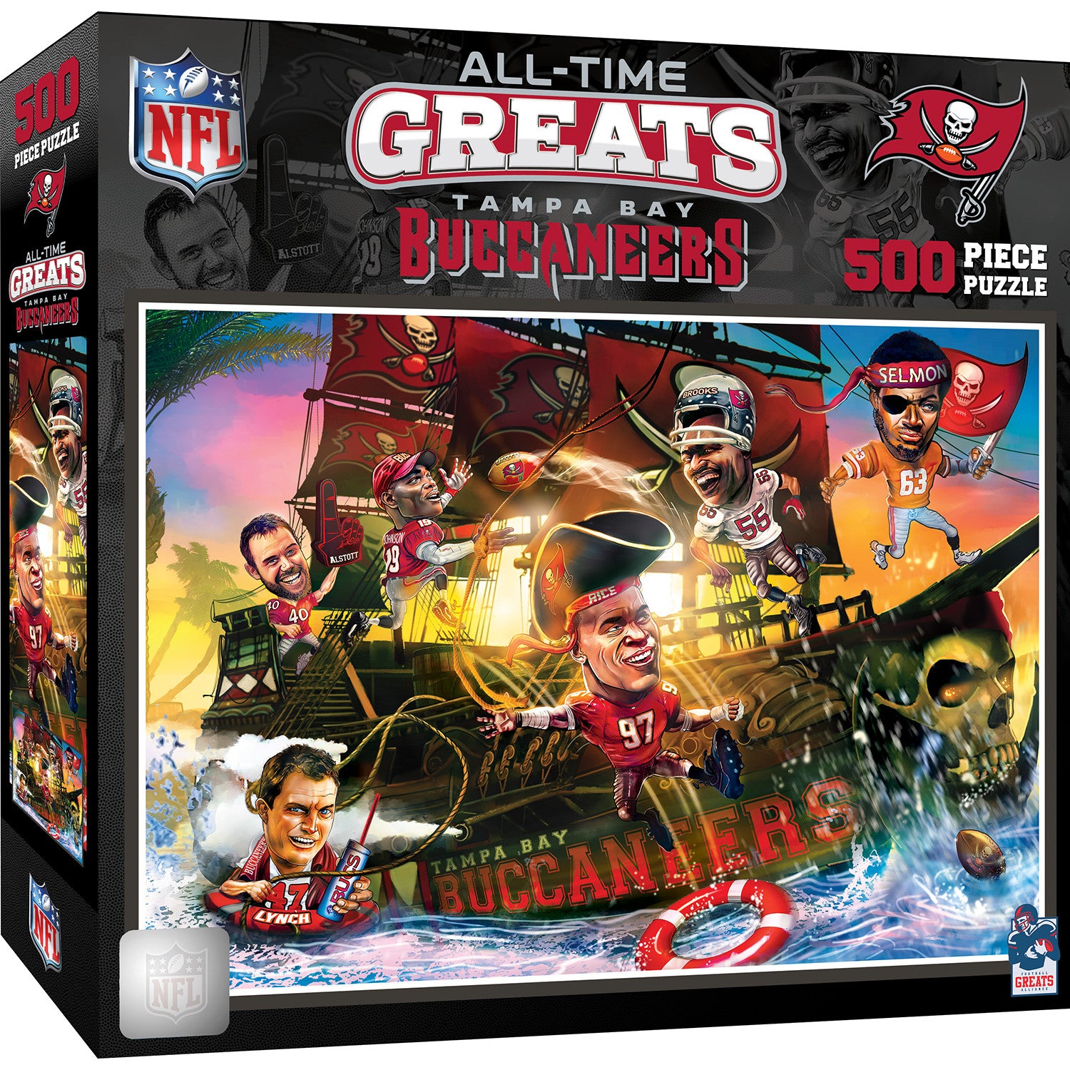 Tampa Bay Buccaneers - All Time Greats 500 Piece Jigsaw Puzzle