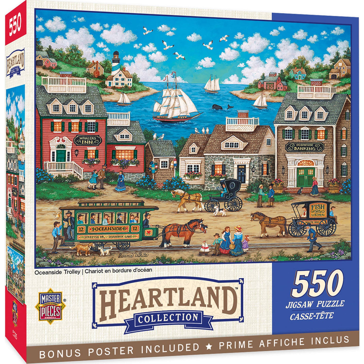 Heartland - Oceanside Trolley 550 Piece Jigsaw Puzzle