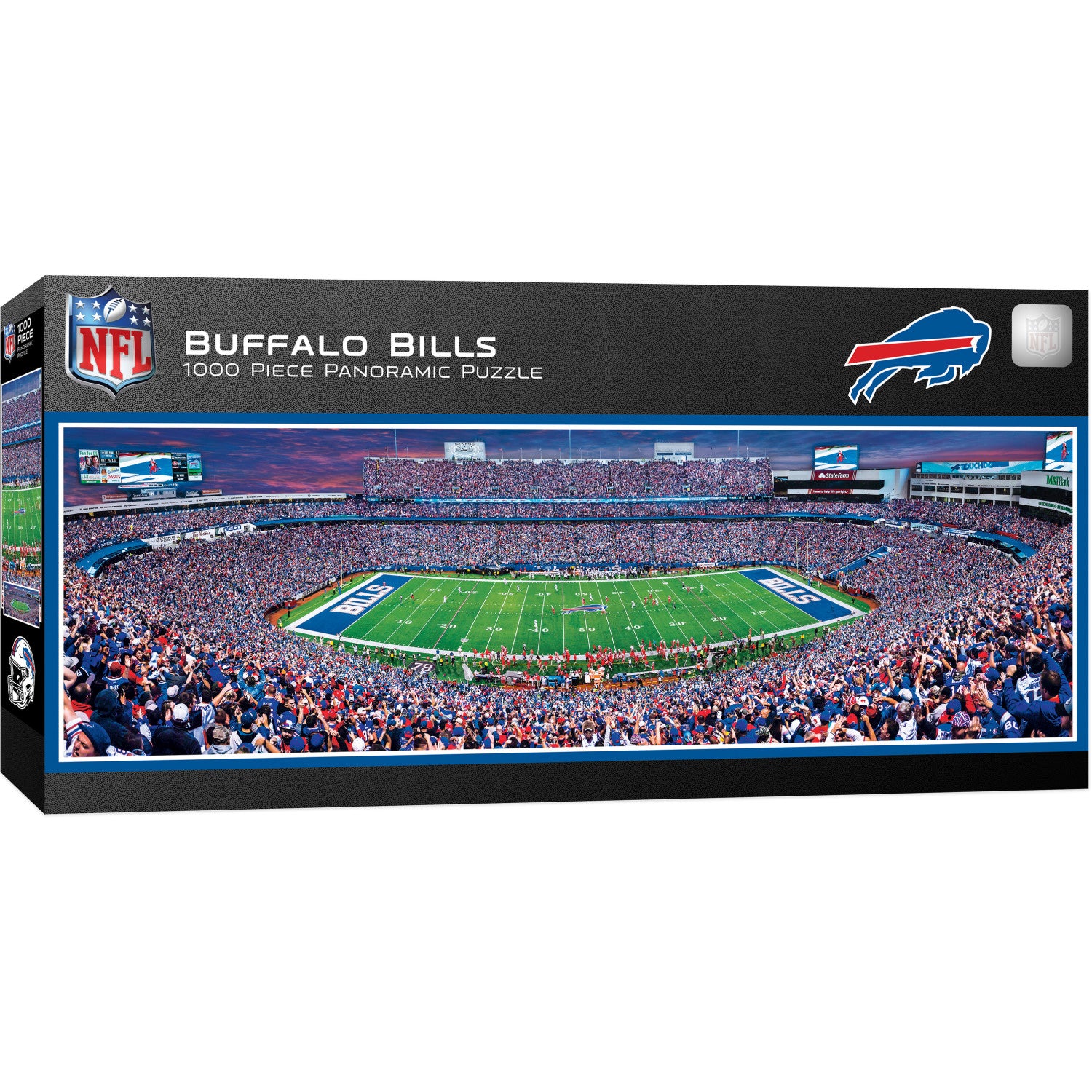 Buffalo Bills - 1000 Piece Panoramic Jigsaw Puzzle - Center View