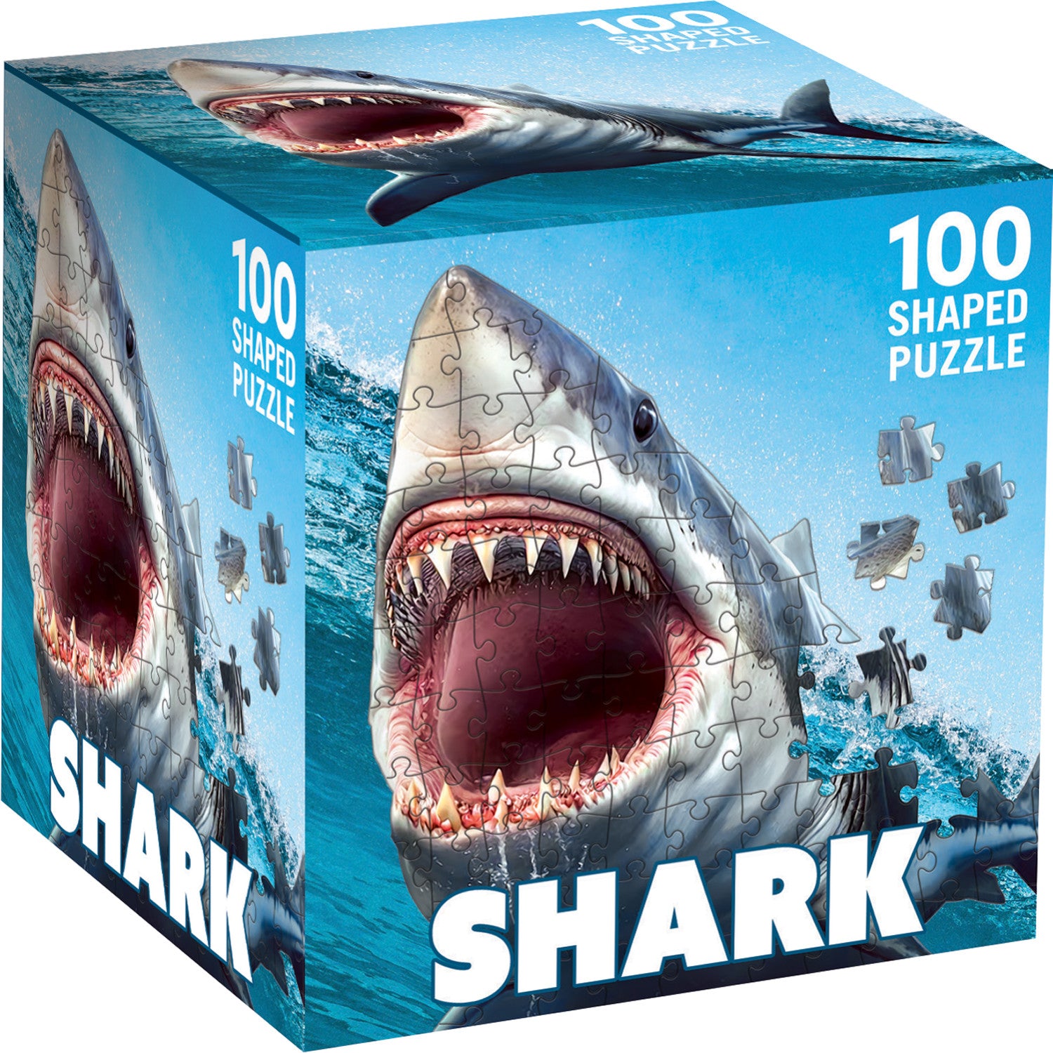 Shark 100 Piece Shaped Jigsaw Puzzle