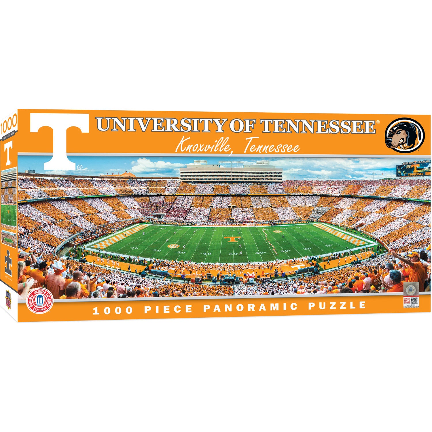 Tennessee Volunteers - 1000 Piece Panoramic Jigsaw Puzzle - Center View