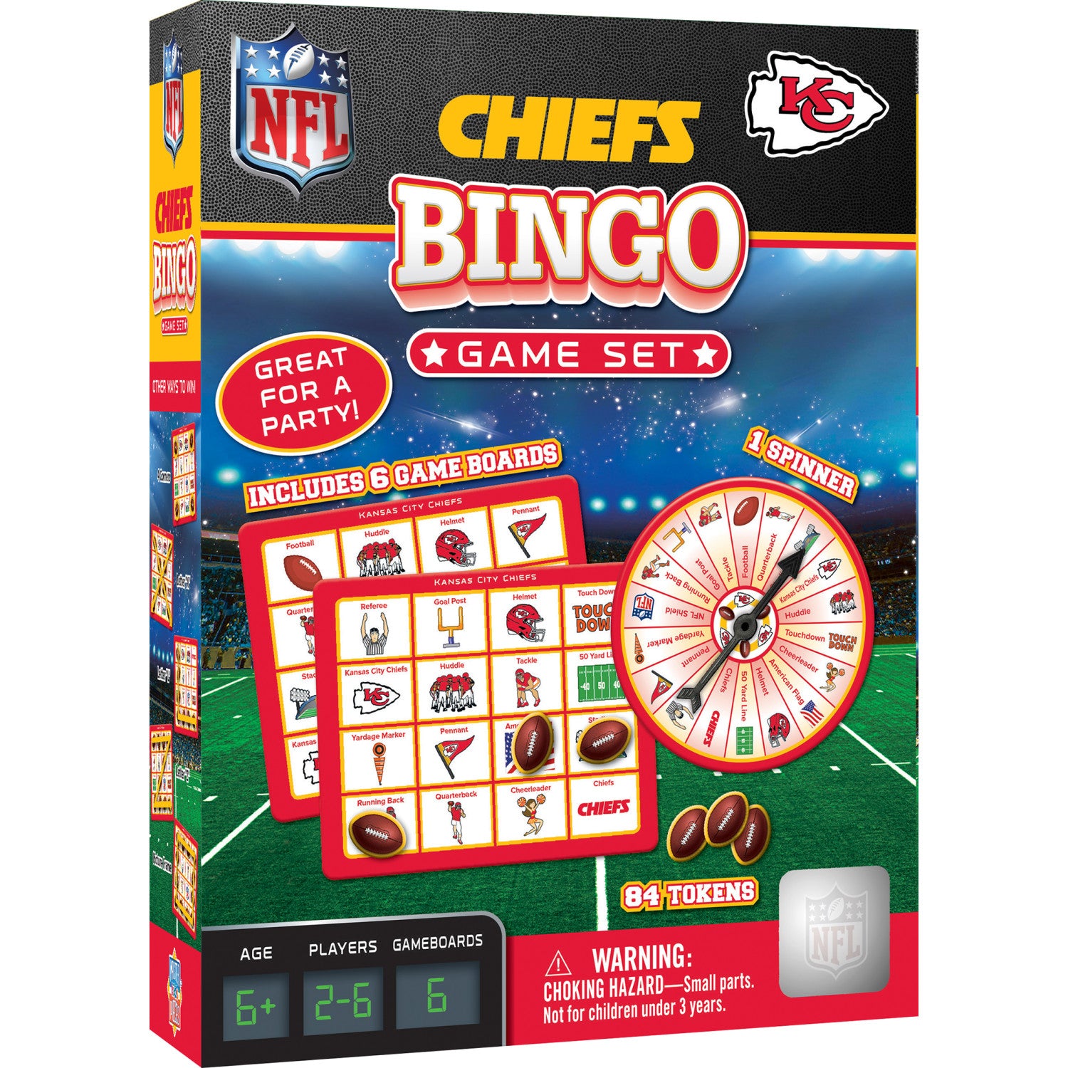 Kansas City Chiefs Bingo Game