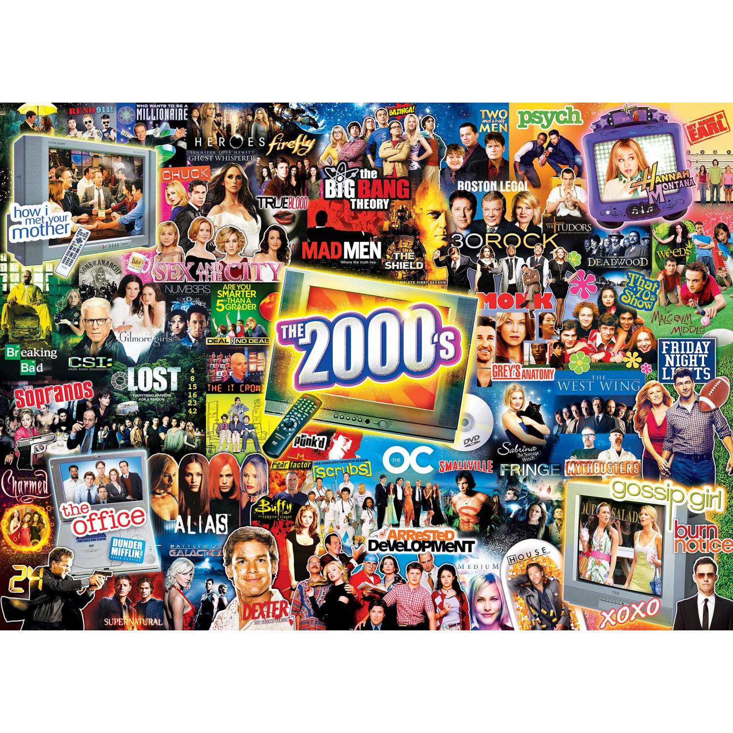 TV Time - 2000's Shows 1000 Piece Puzzle