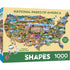 National Parks of America 1000 Piece Shaped Jigsaw Puzzle