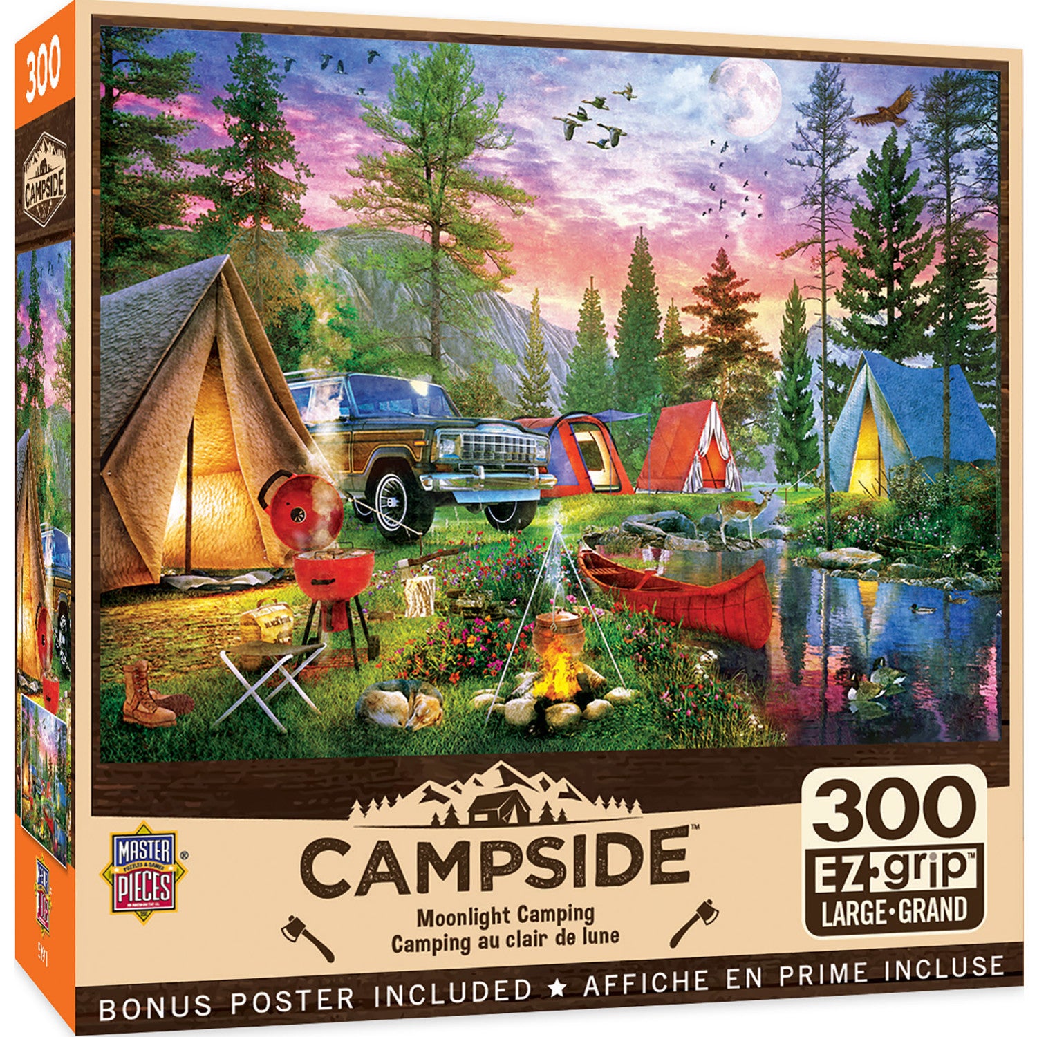 Campside - Moonlight Camping 300 Piece EZ Grip Jigsaw Puzzle