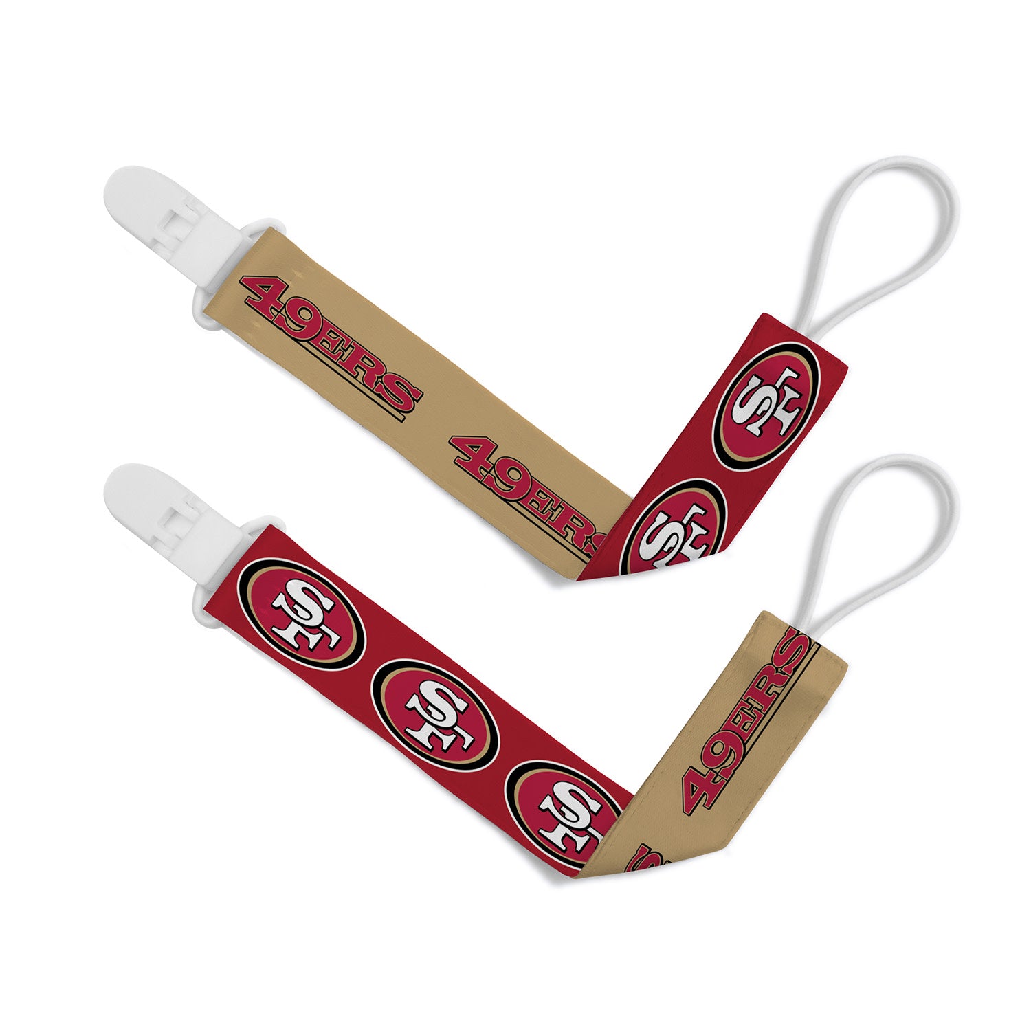 San Francisco 49ers - Pacifier Clip 2-Pack