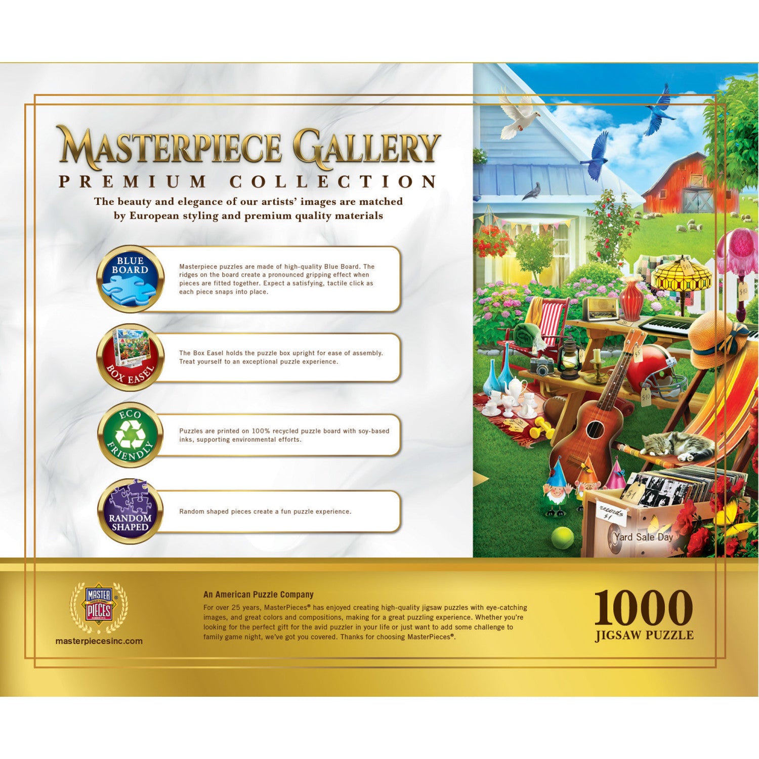 Masterpiece Gallery - Yard Sale Day 1000 Piece Jigsaw Puzzle