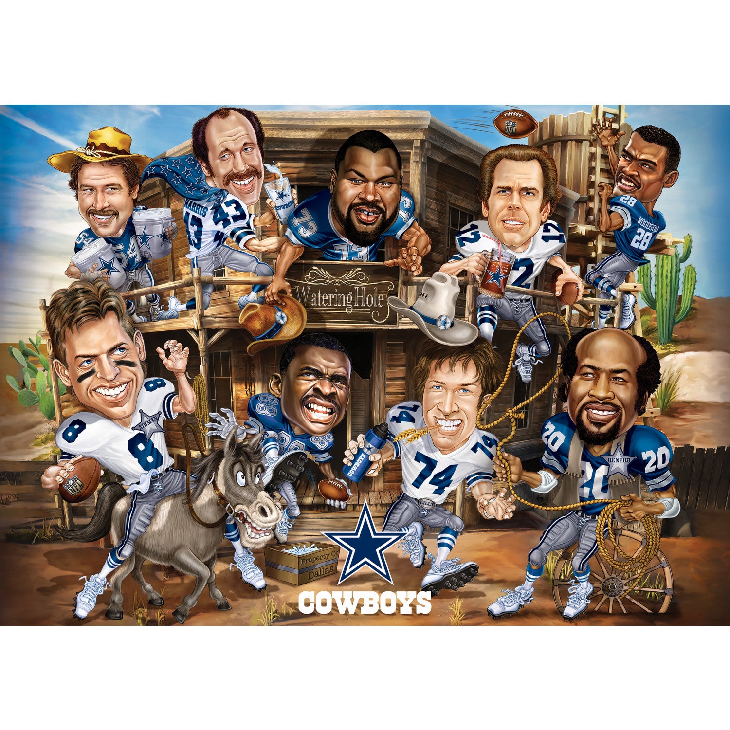 Dallas Cowboys NFL All-Time Greats 500pc Puzzle