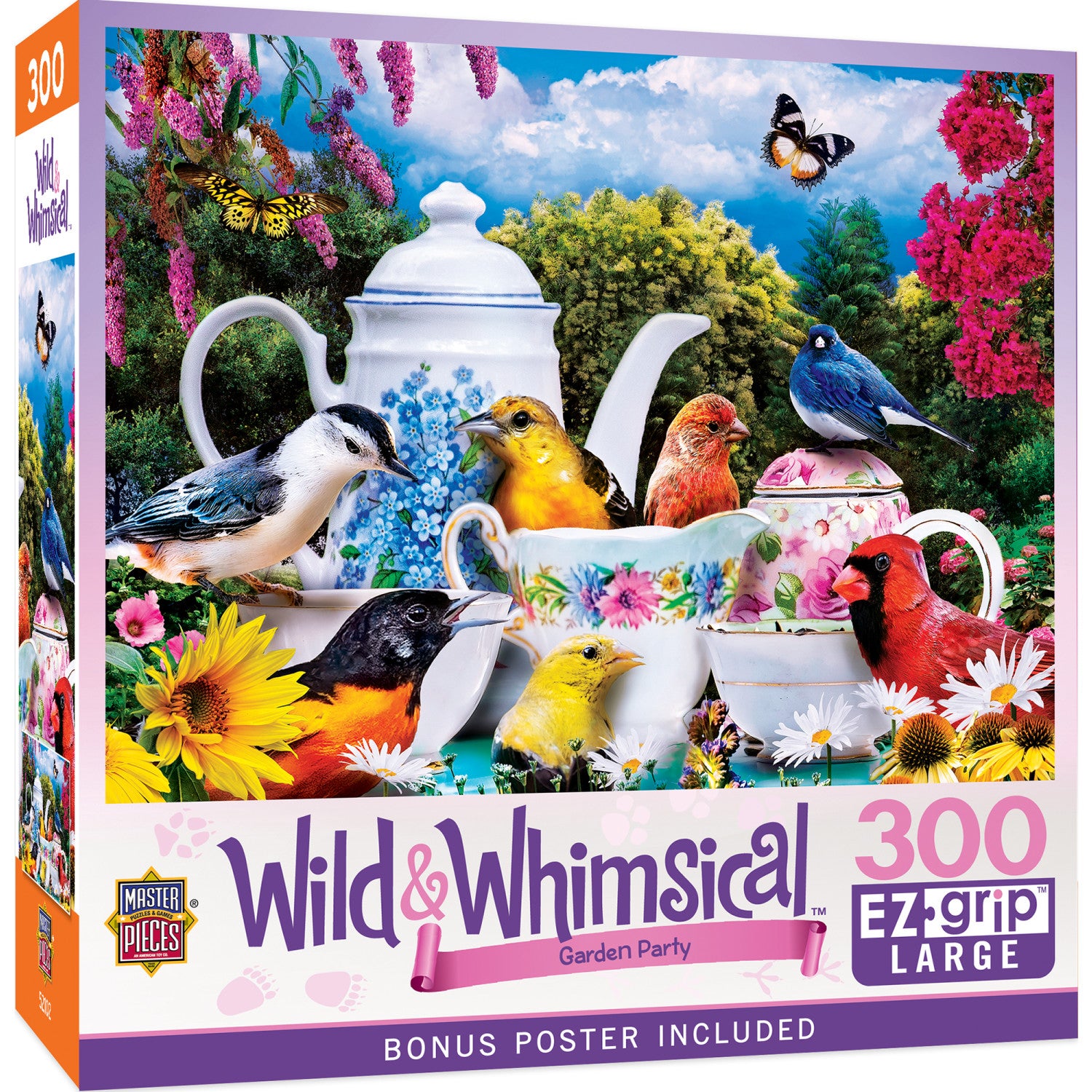 Wild & Whimsical - Garden Party 300 Piece EZ Grip Jigsaw Puzzle