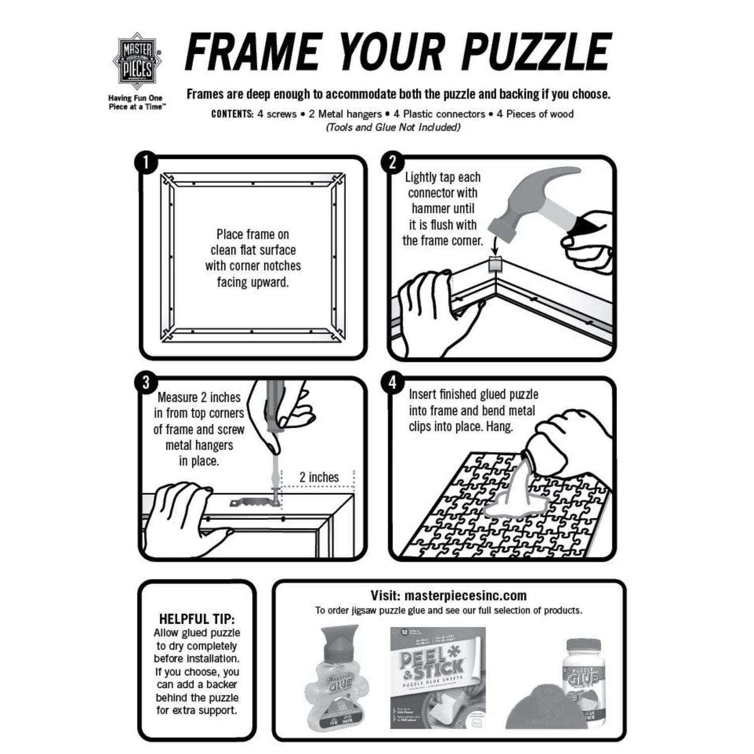 Wood Jigsaw Puzzle Frame - 19.25"x26.75"
