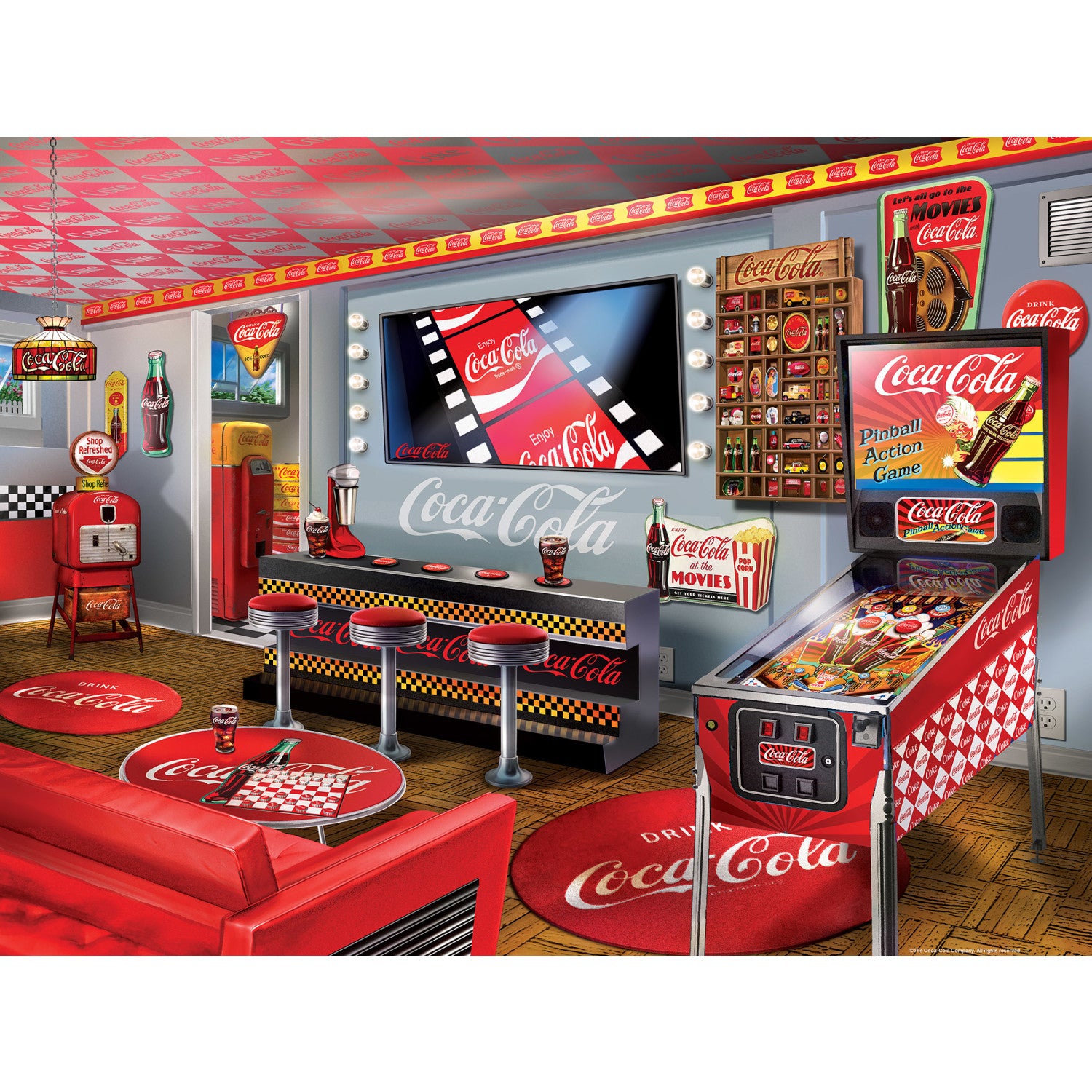Coca-Cola - Collector's Hideaway 300 Piece EZ Grip Puzzle
