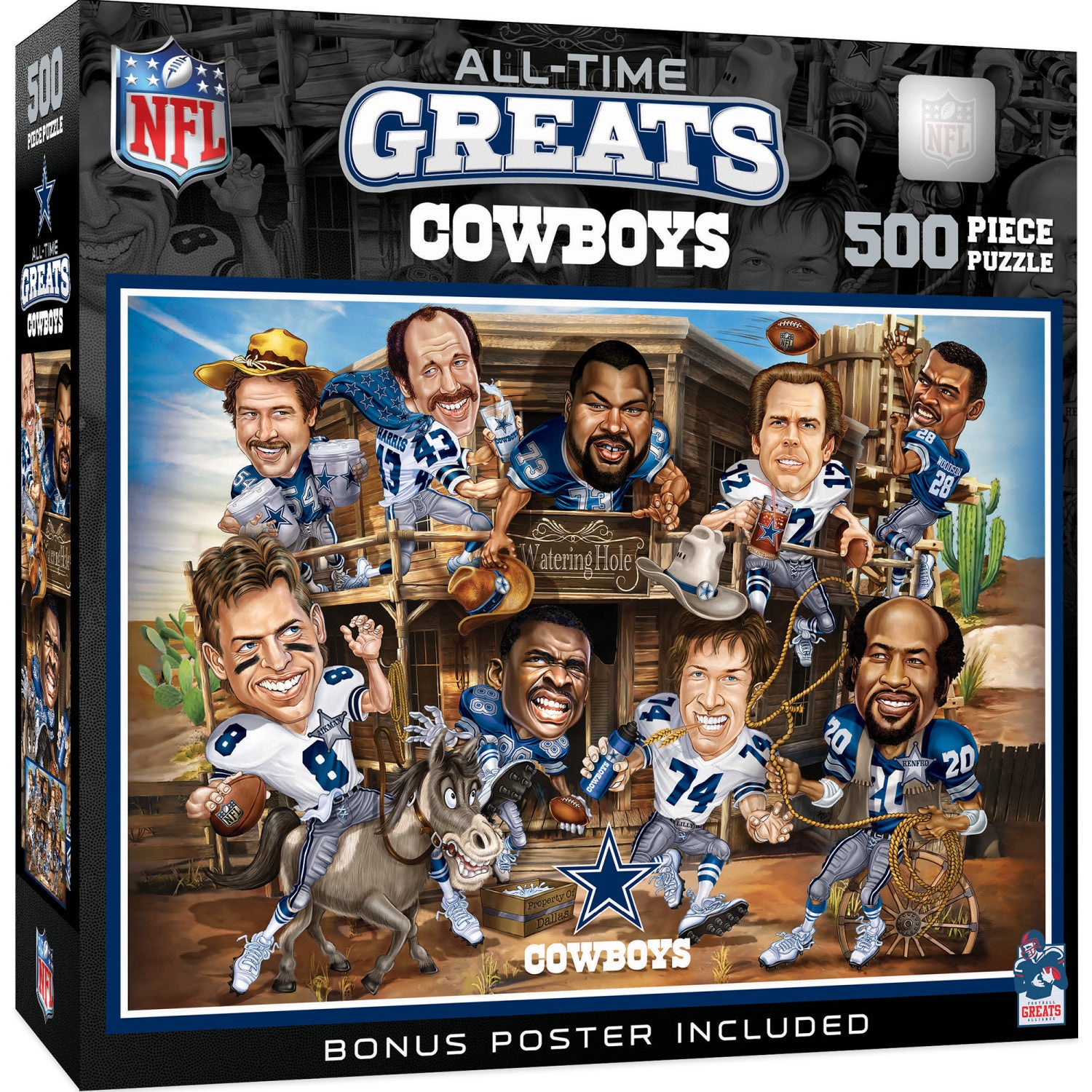 Dallas Cowboys - All Time Greats 500 Piece Jigsaw Puzzle