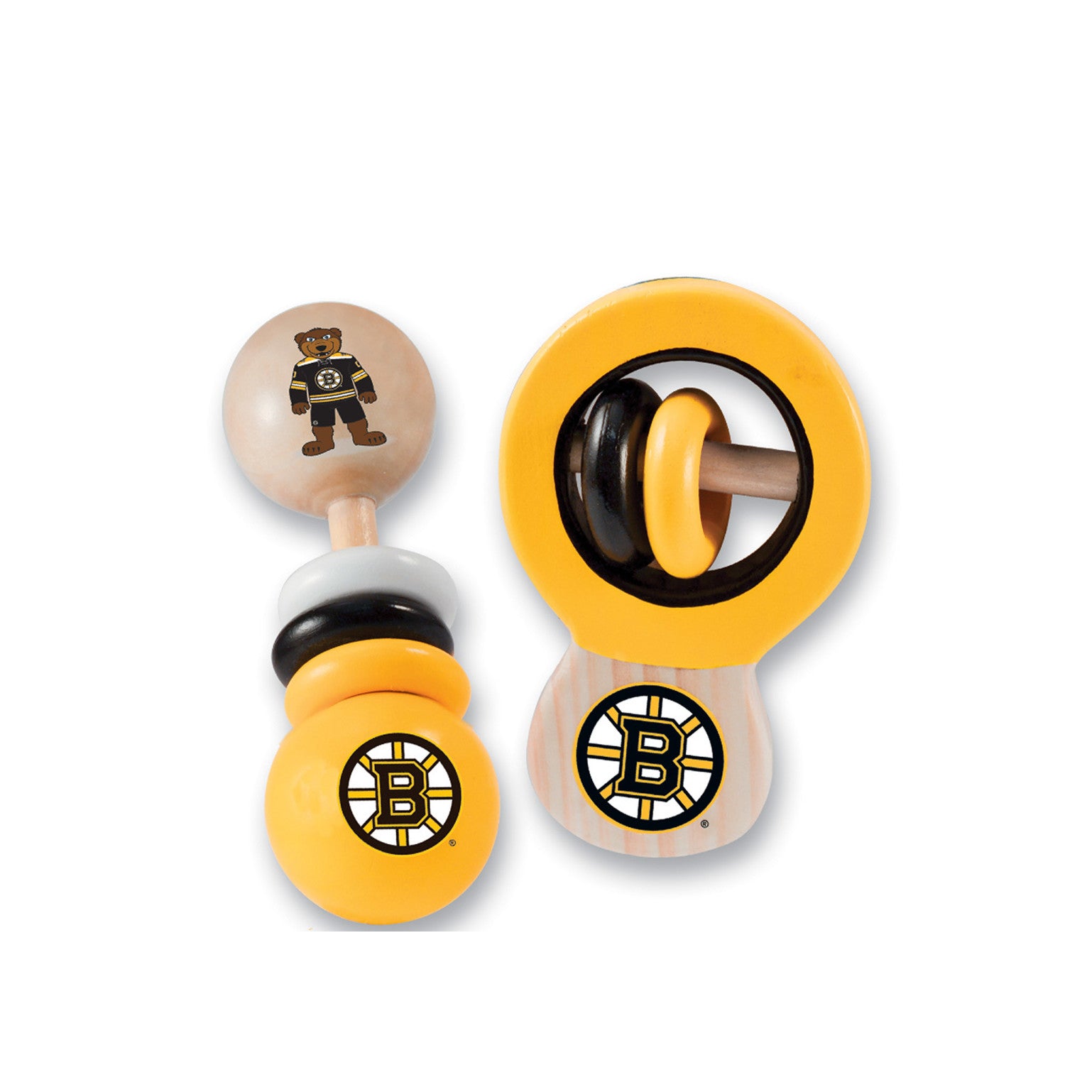 Boston Bruins - Baby Rattles 2-Pack