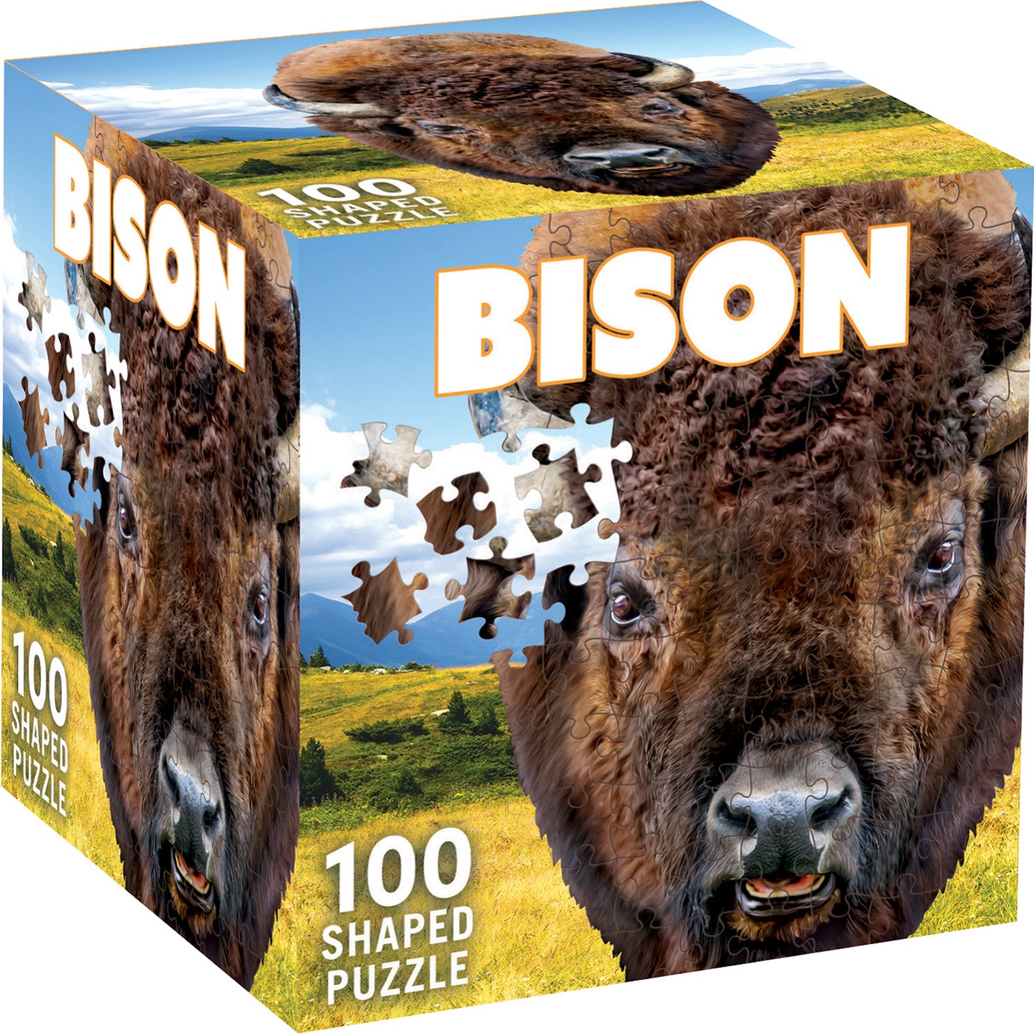 Bison 100 Piece Shaped Jigsaw Puzzle