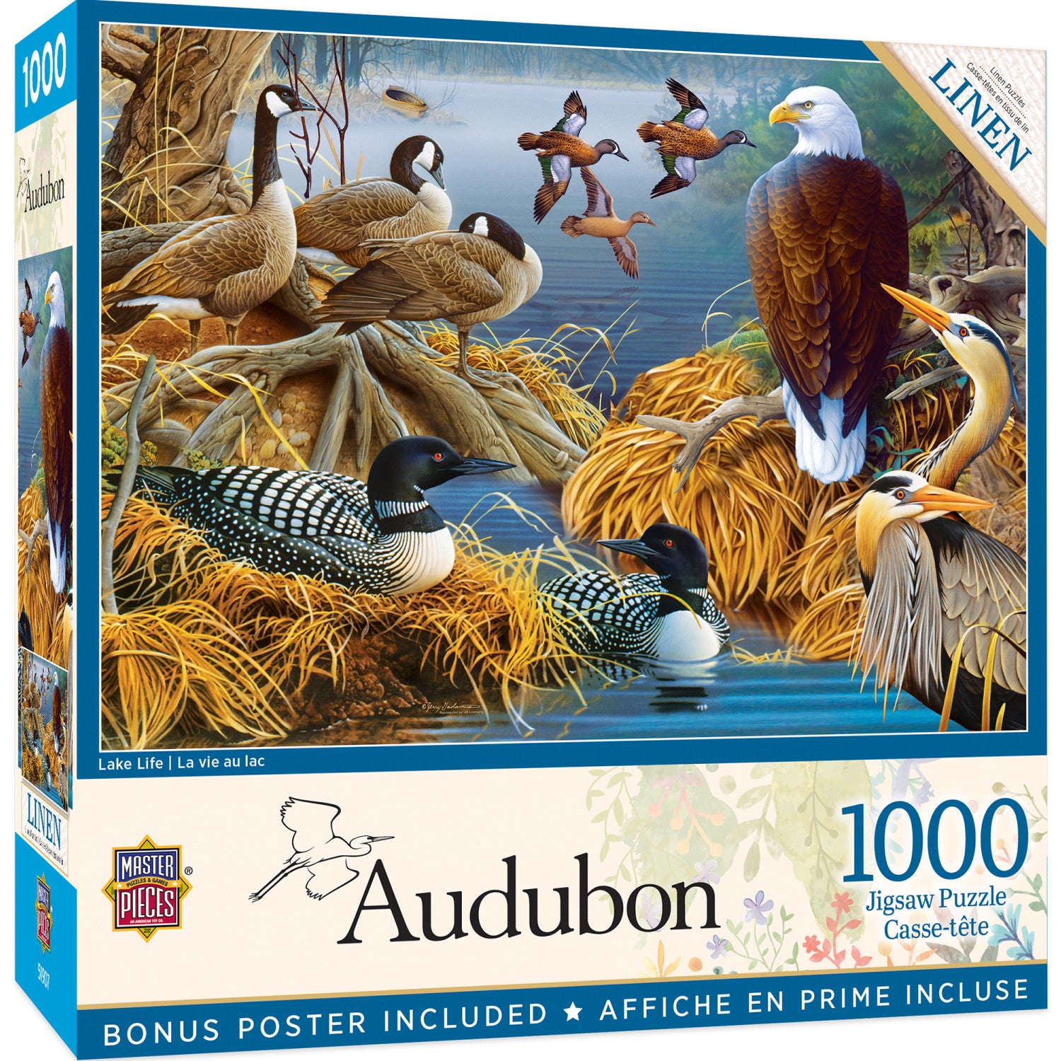 Audubon - Lake Life 1000 Piece Jigsaw Puzzle