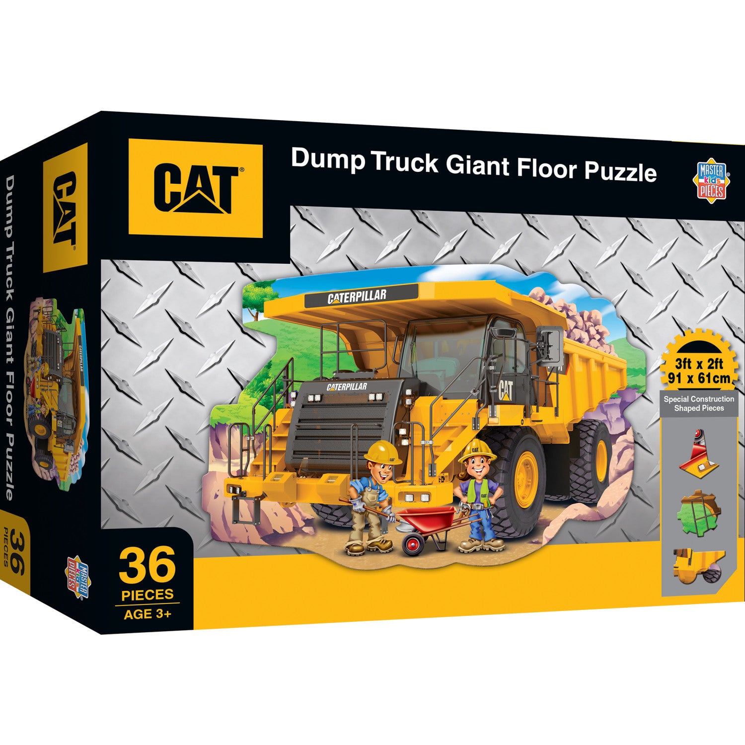 CAT - Dump Truck 36 Piece Floor Jigsaw Puzzle