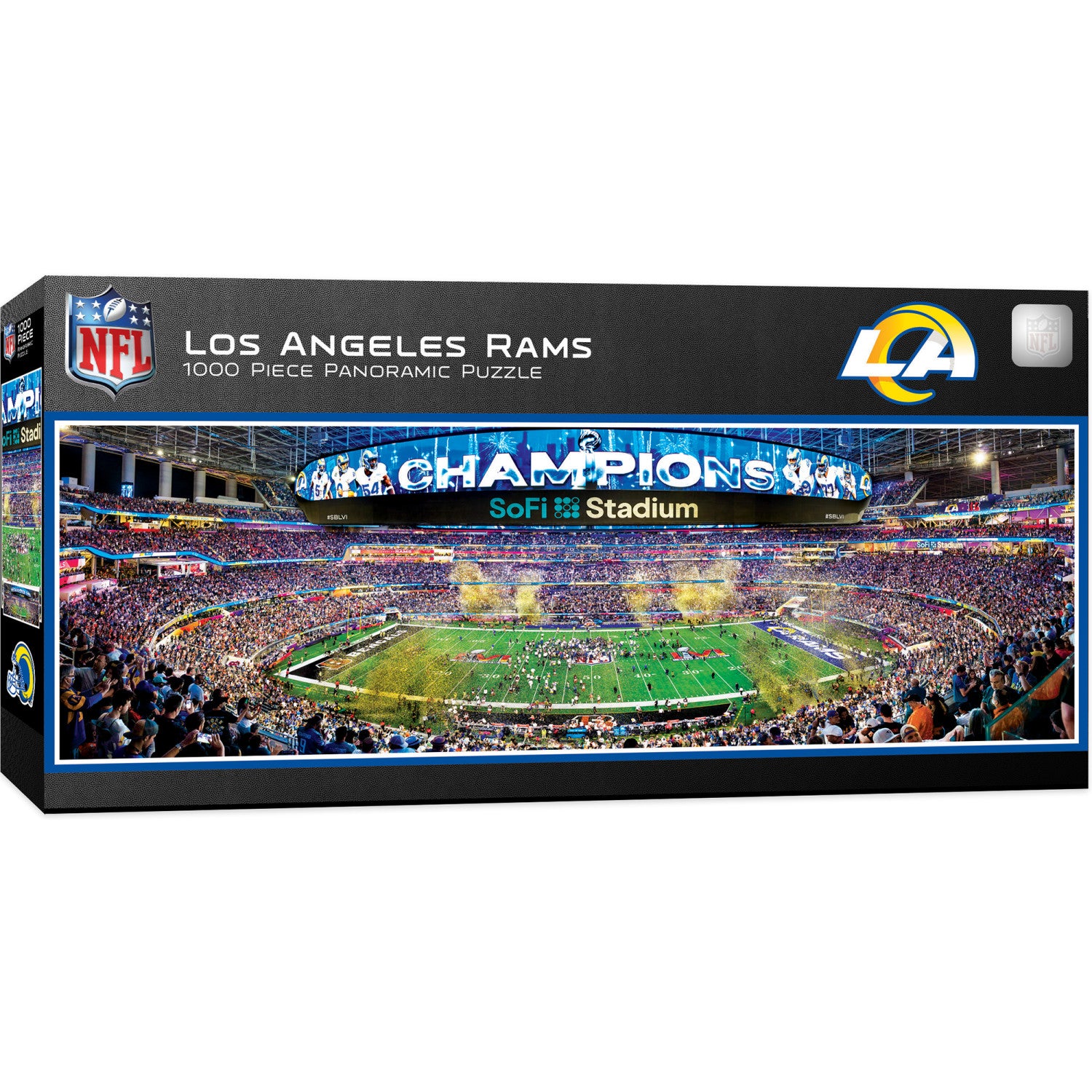 Los Angeles Rams - 1000 Piece Panoramic Jigsaw Puzzle