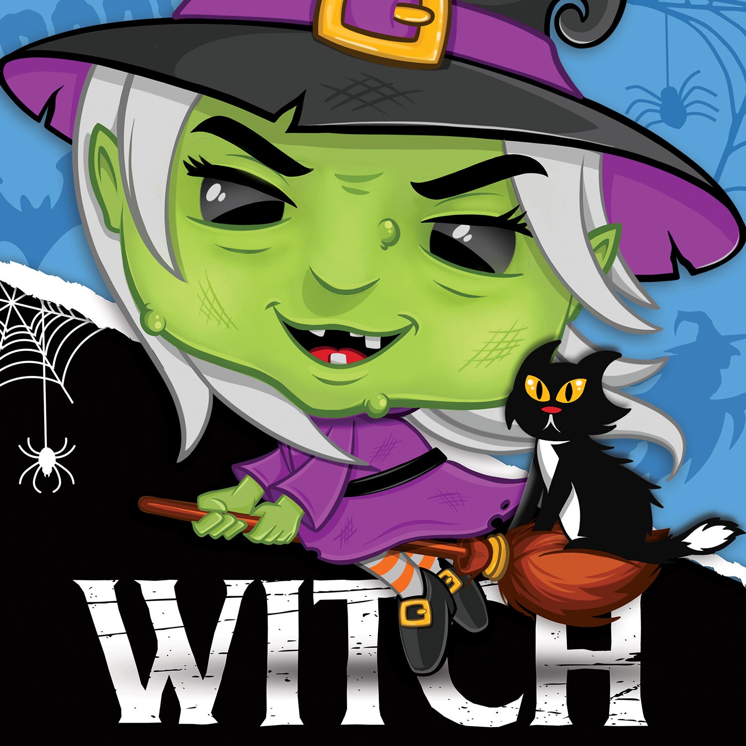Witch - 100 Piece Square Halloween Puzzle