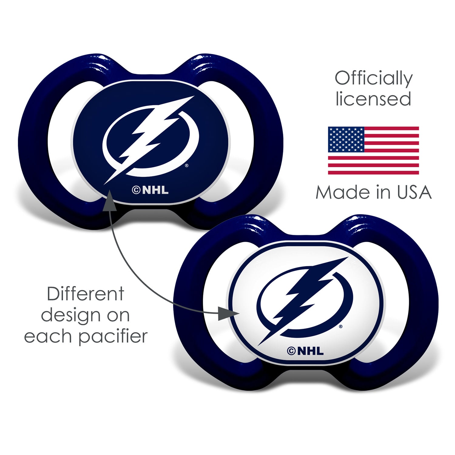 Tampa Bay Lightning - Pacifier 2-Pack