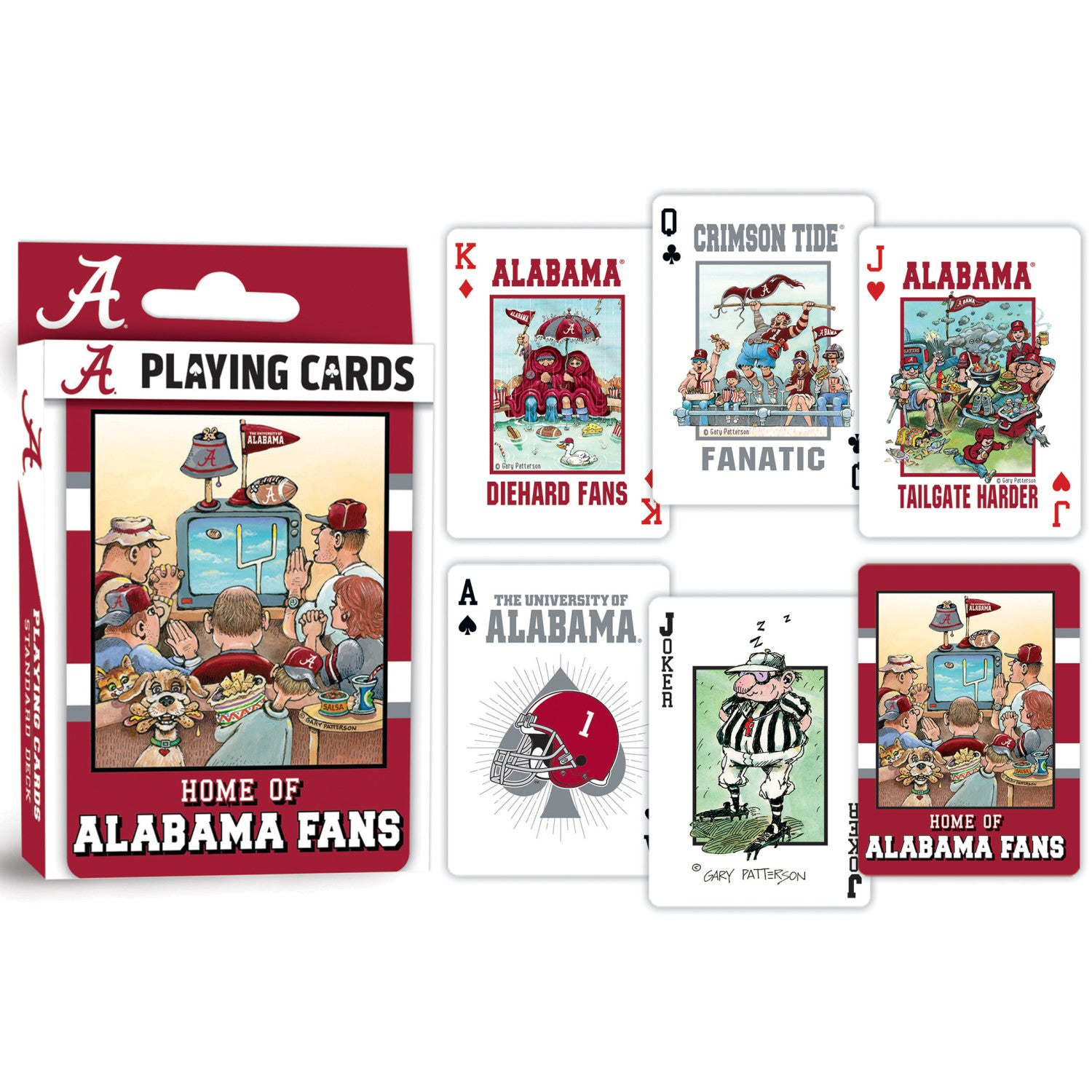 Alabama Crimson Tide Fan Deck Playing Cards - 54 Card Deck