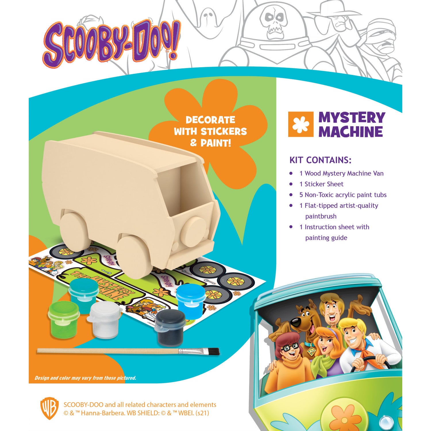 Scooby Doo - Mystery Machine Wood Craft Kit