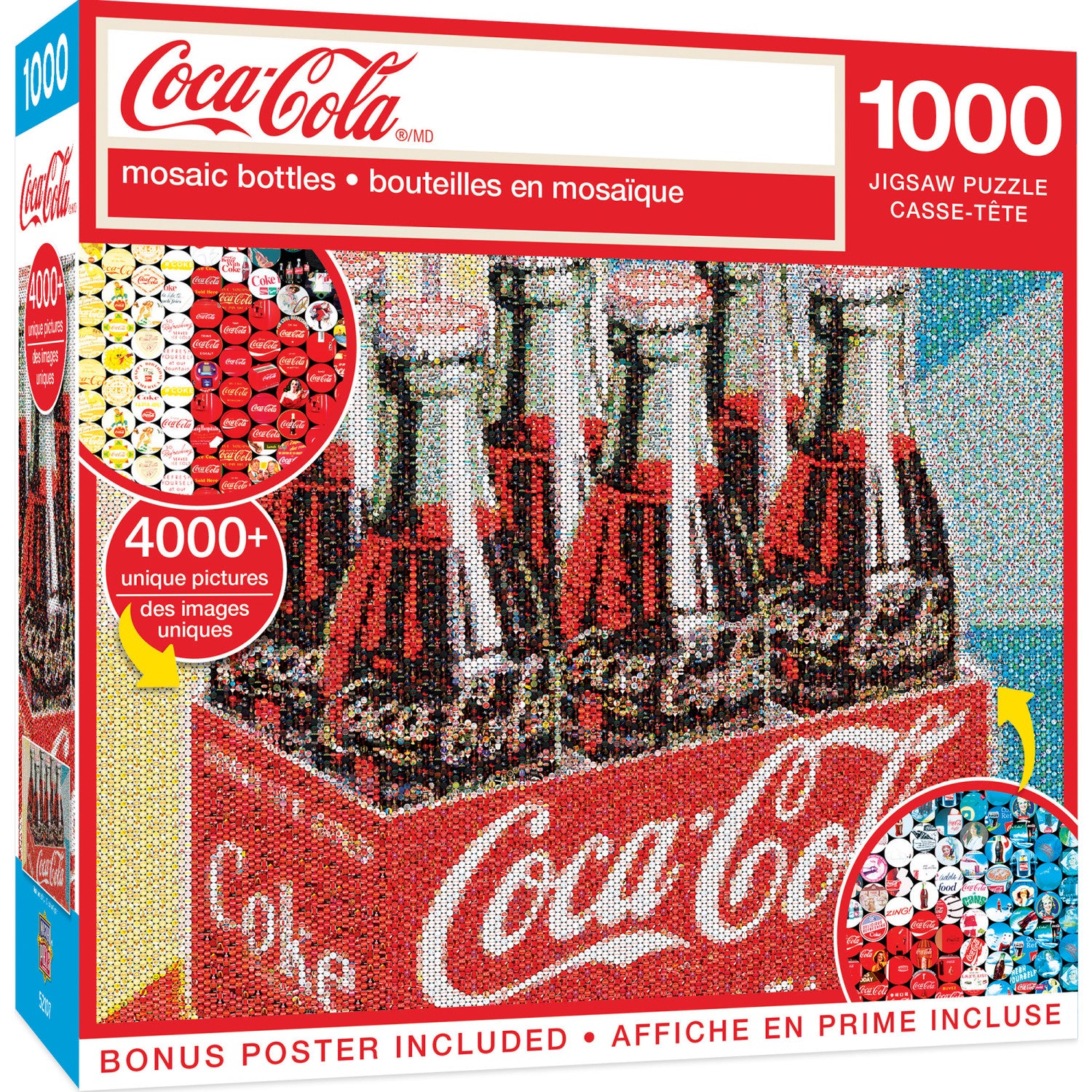 Coca-Cola - Photomosaic Bottles 1000 Piece Jigsaw Puzzle