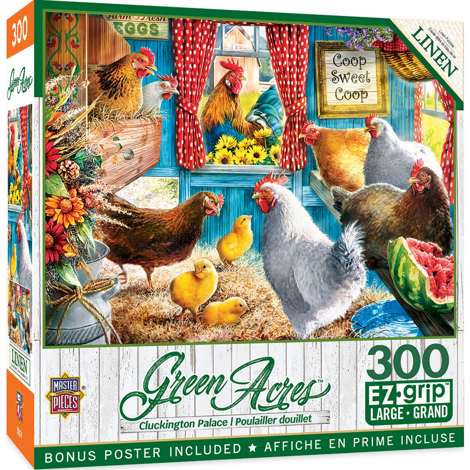Green Acres - Cluckington Palace 300 Piece EZ Grip Jigsaw Puzzle
