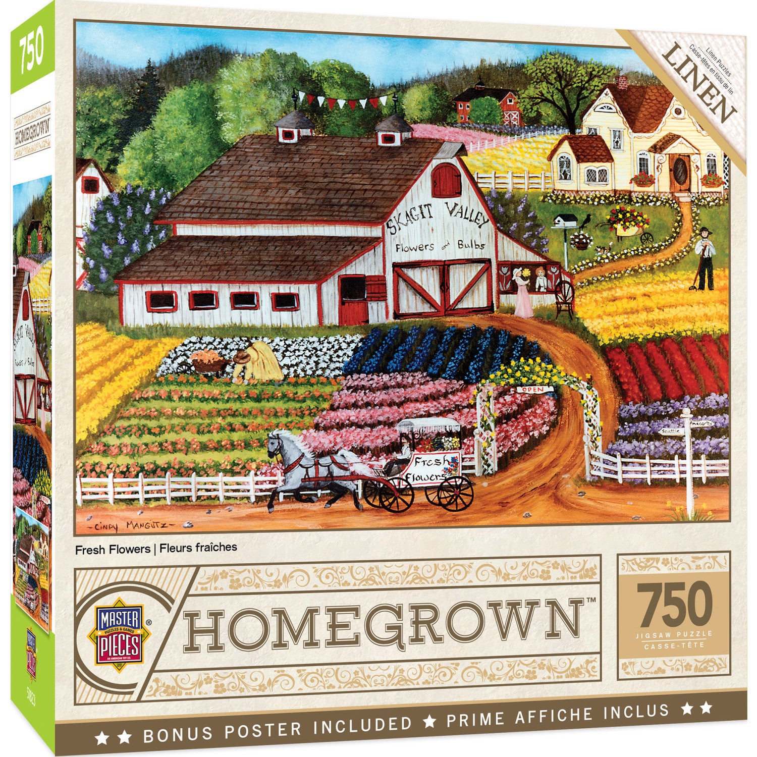 Homegrown - Fresh Flowers 750 Piece Jigsaw Puzzle