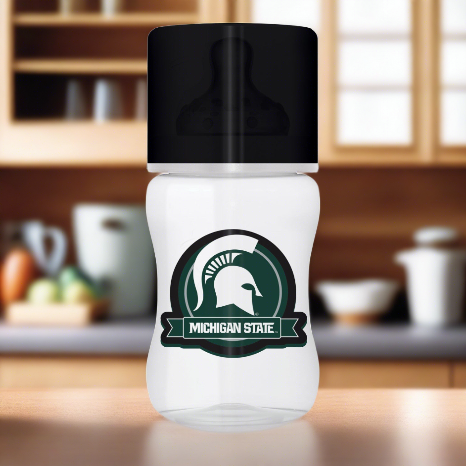 Michigan State Spartans NCAA Baby Bottle