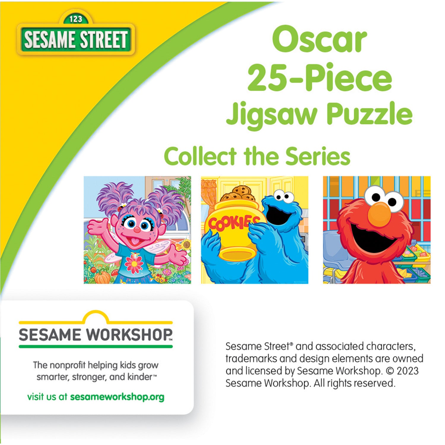 Sesame Street - Oscar the Grouch 25 Piece Jigsaw Puzzle