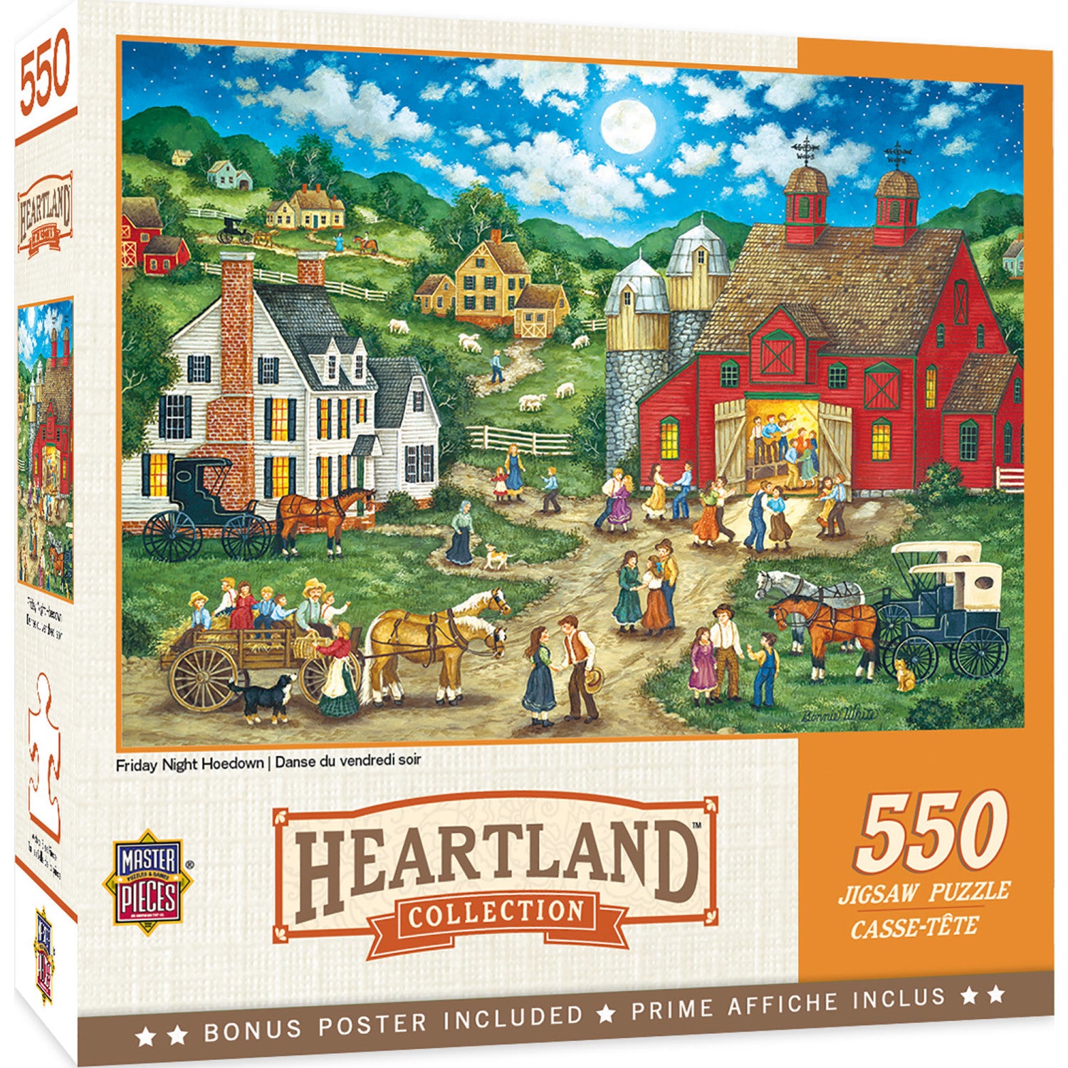Heartland - Friday Night Hoe Down 550 Piece Jigsaw Puzzle