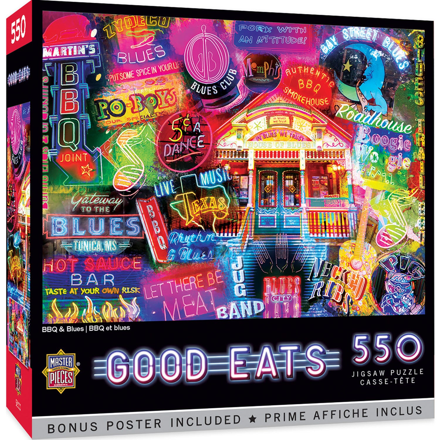 Good Eats - BBQ & Blues 550 Piece Jigsaw Puzzle