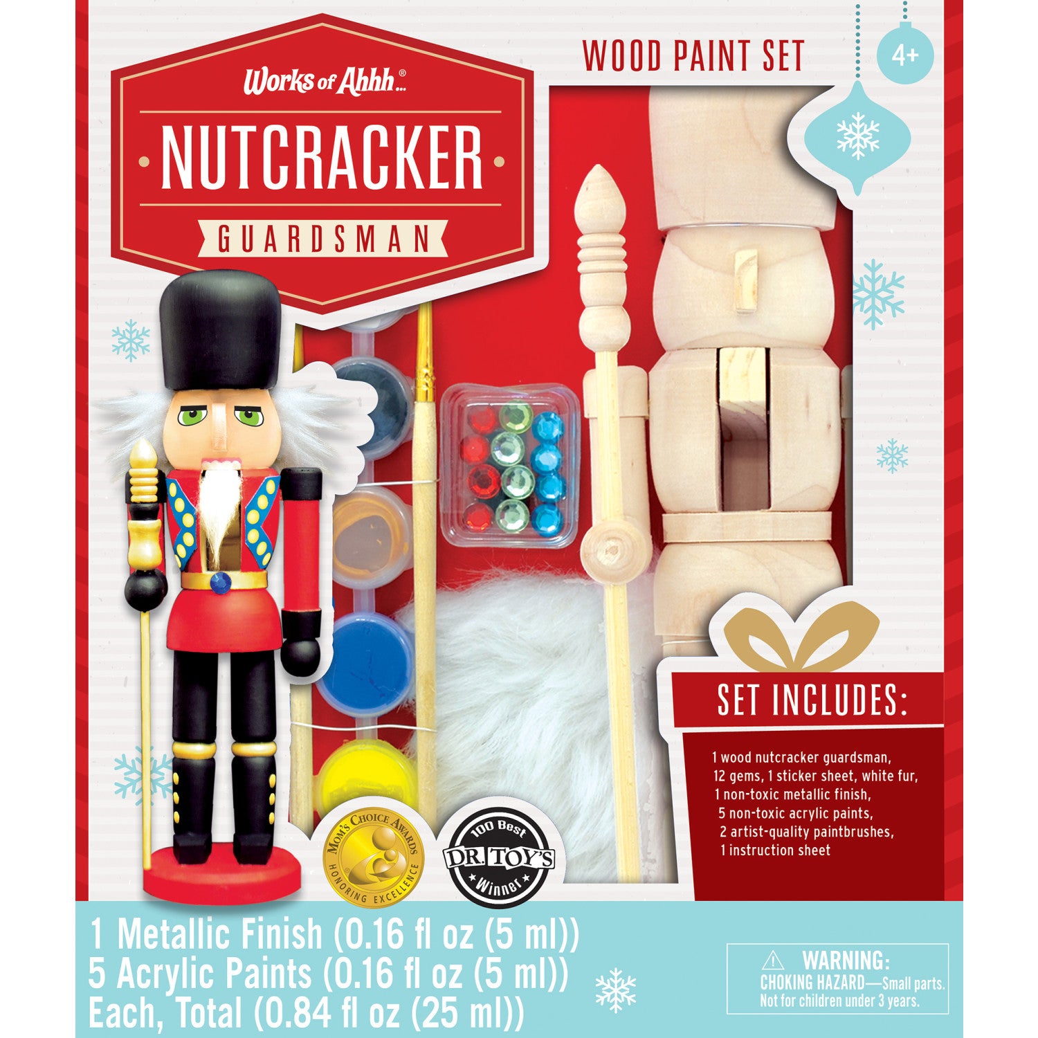 Holiday Craft Kit - Nutcracker Guard Wood Craft & Paint Kit