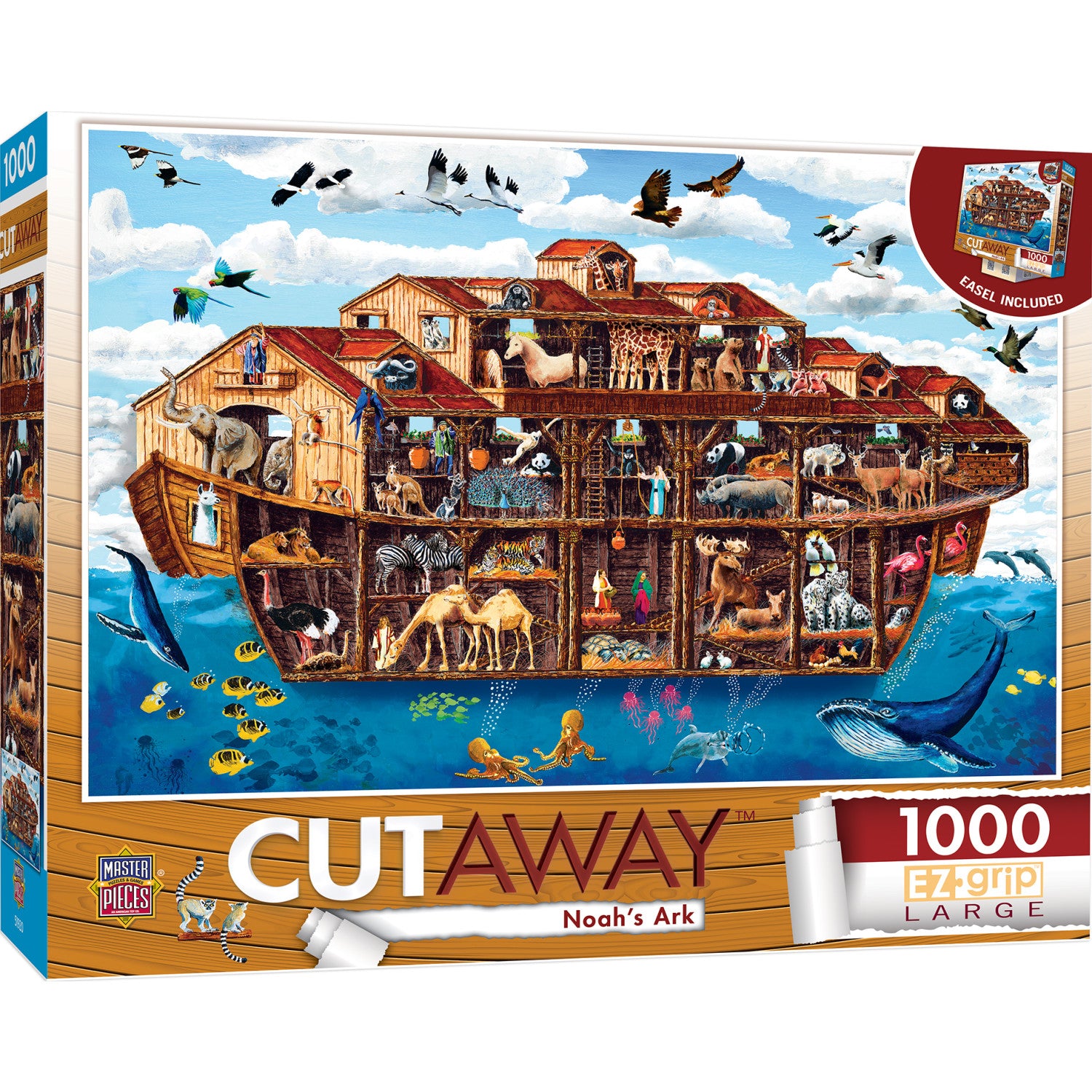 Cutaway - Noah's Ark 1000 Piece EZ Grip Jigsaw Puzzle