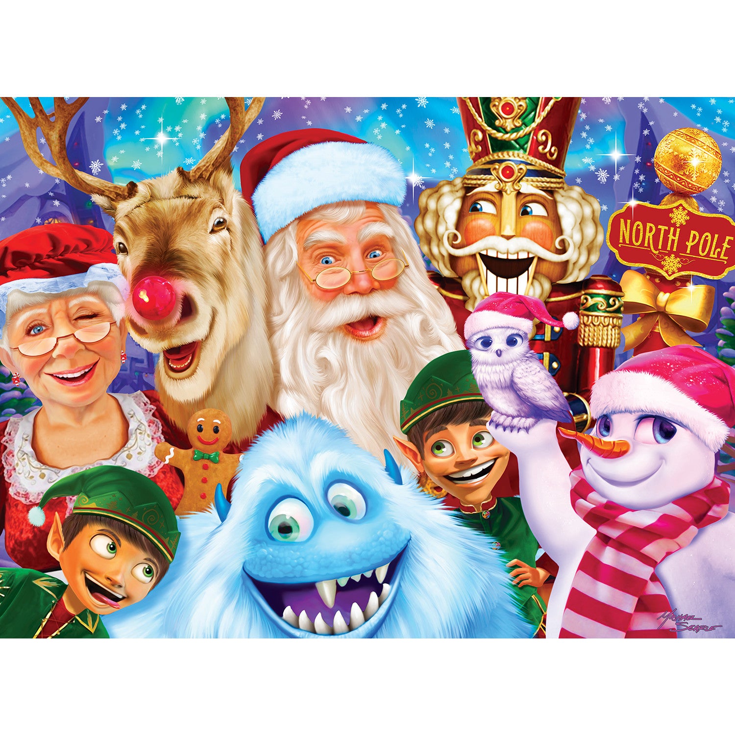 Selfies - Holly Jolly 200 Piece Christmas Puzzle