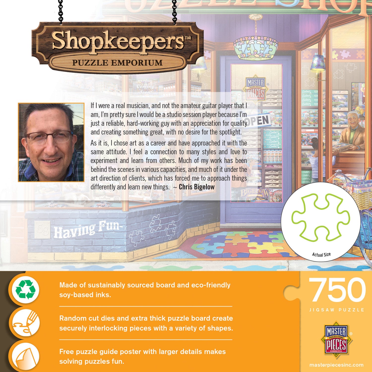 Shopkeepers - Puzzle Emporium 750 Piece Jigsaw Puzzle