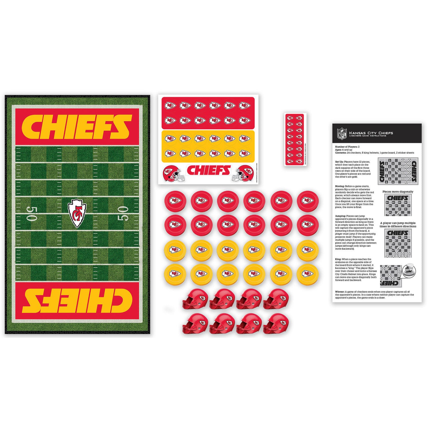 Kansas City Chiefs NFL Checkers
