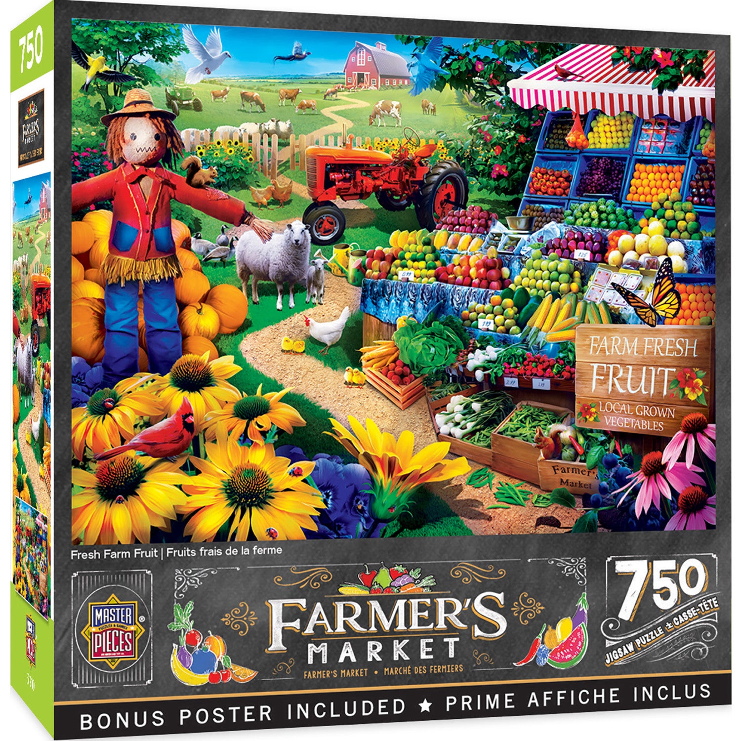 Farmer's Market - Fresh Farm Fruit 750 Piece Jigsaw Puzzle