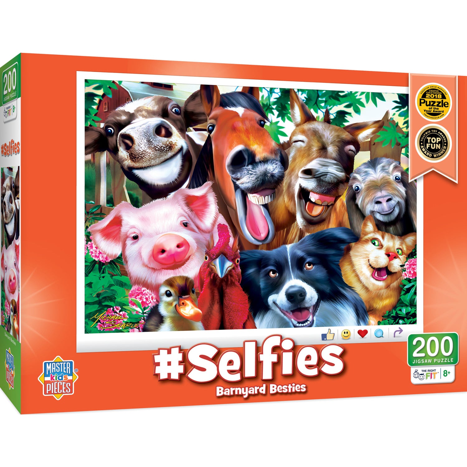 Selfies - Barnyard Besties 200 Piece Jigsaw Puzzle