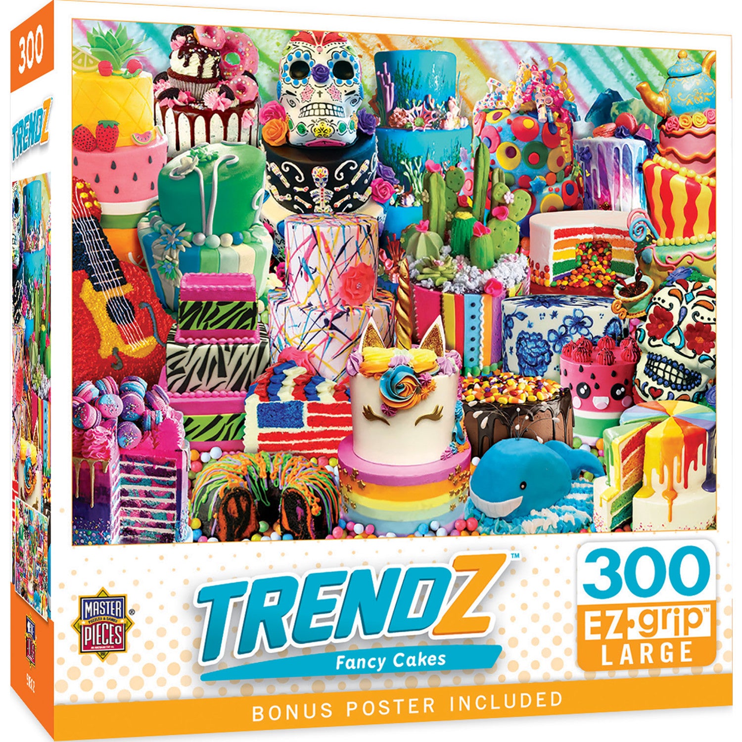 Trendz - Fancy Cakes 300 Piece EZ Grip Jigsaw Puzzle
