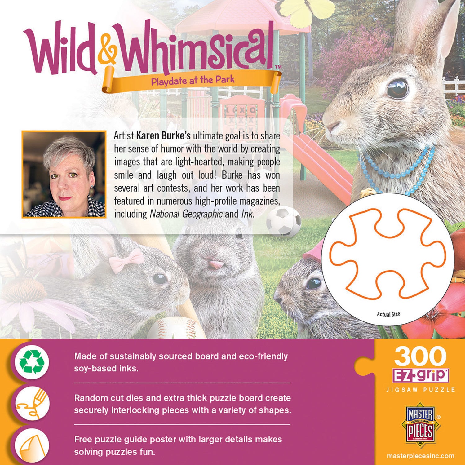 Wild & Whimsical - Playdate at the Park 300 Piece EZ Grip Jigsaw Puzzle