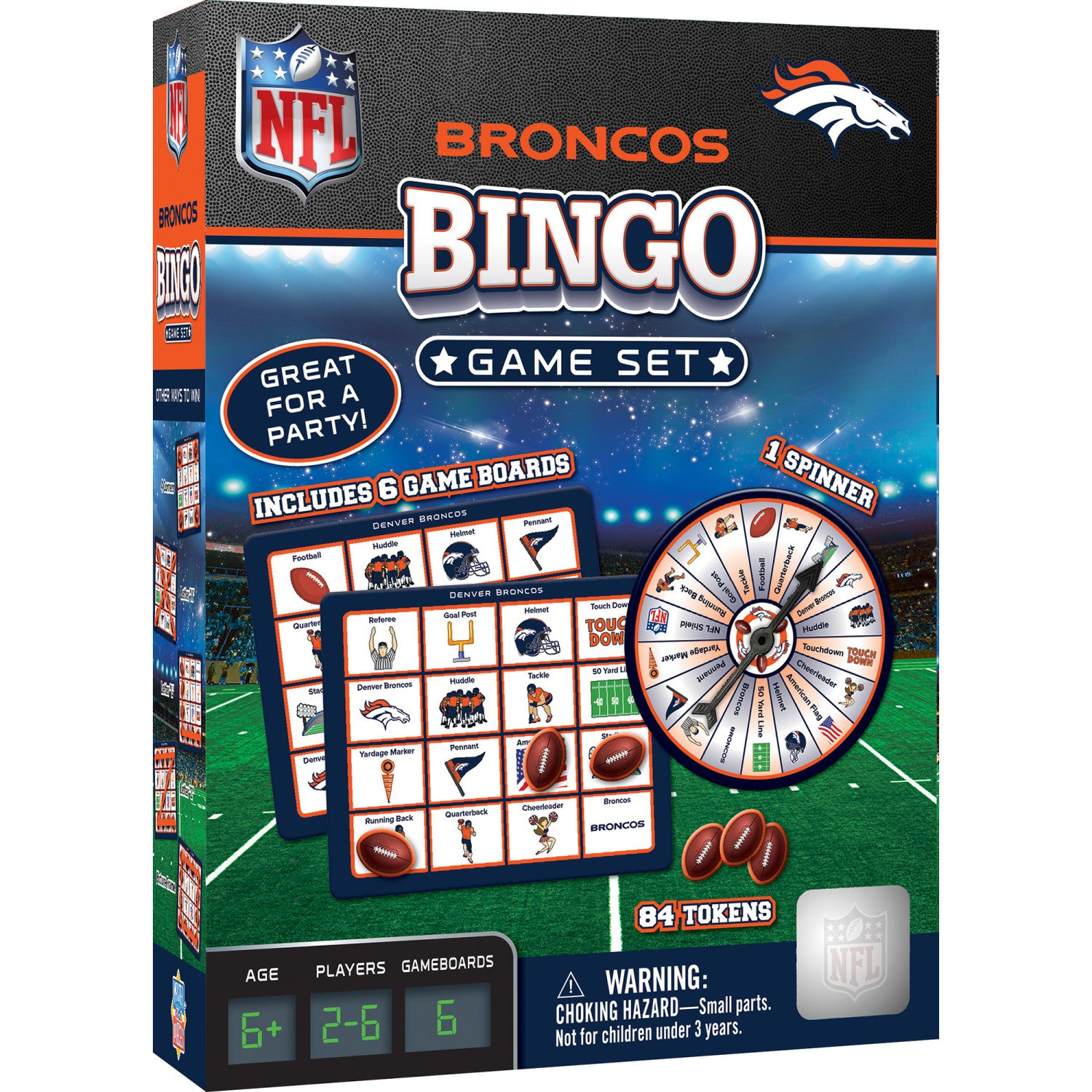 Denver Broncos Bingo Game