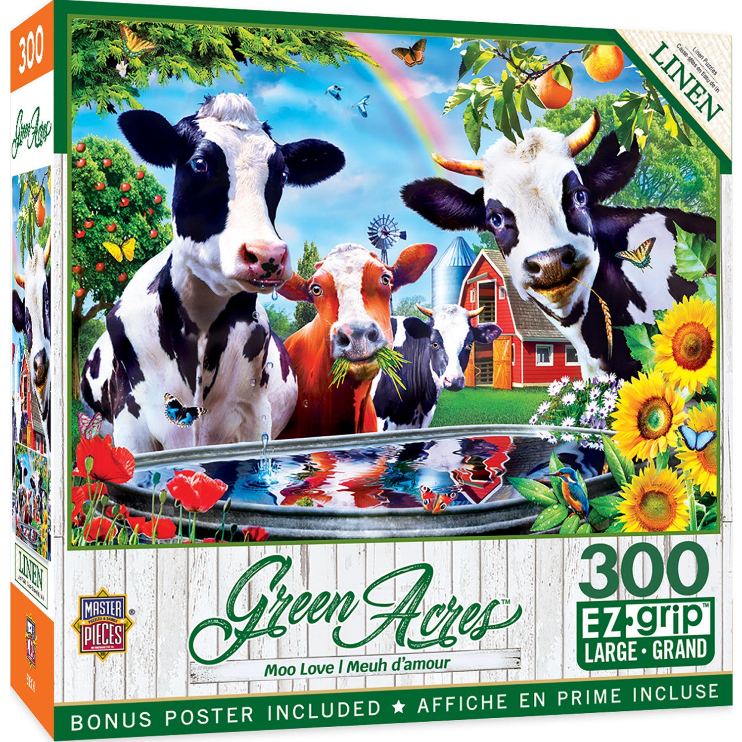 Green Acres - Moo Love 300 Piece EZ Grip Jigsaw Puzzle