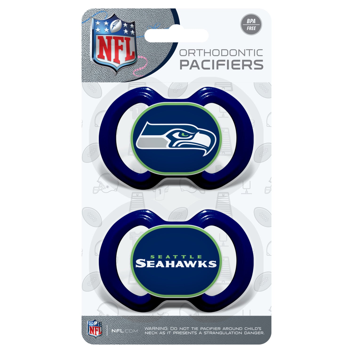Seattle Seahawks NFL Pacifier 2-Pack