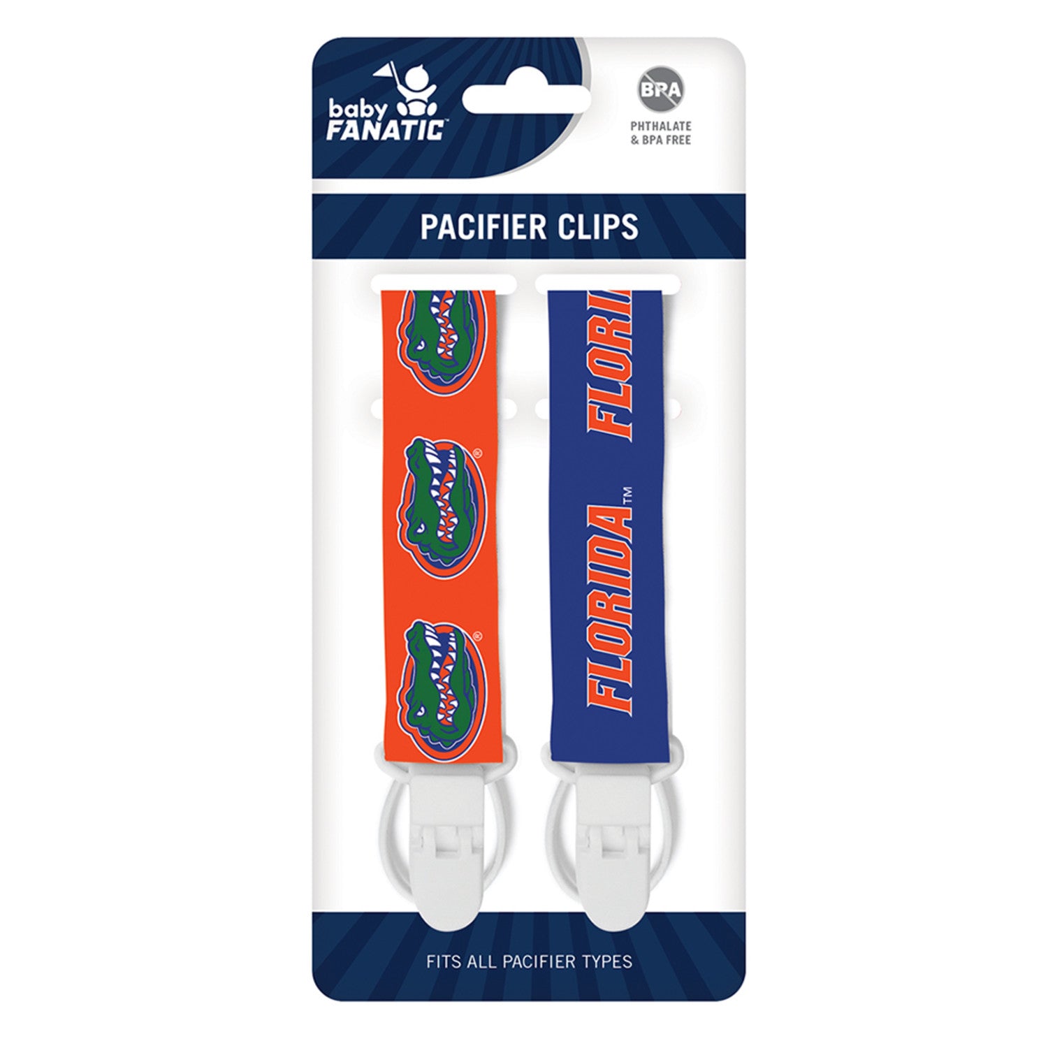 Florida Gators - Pacifier Clip 2-Pack